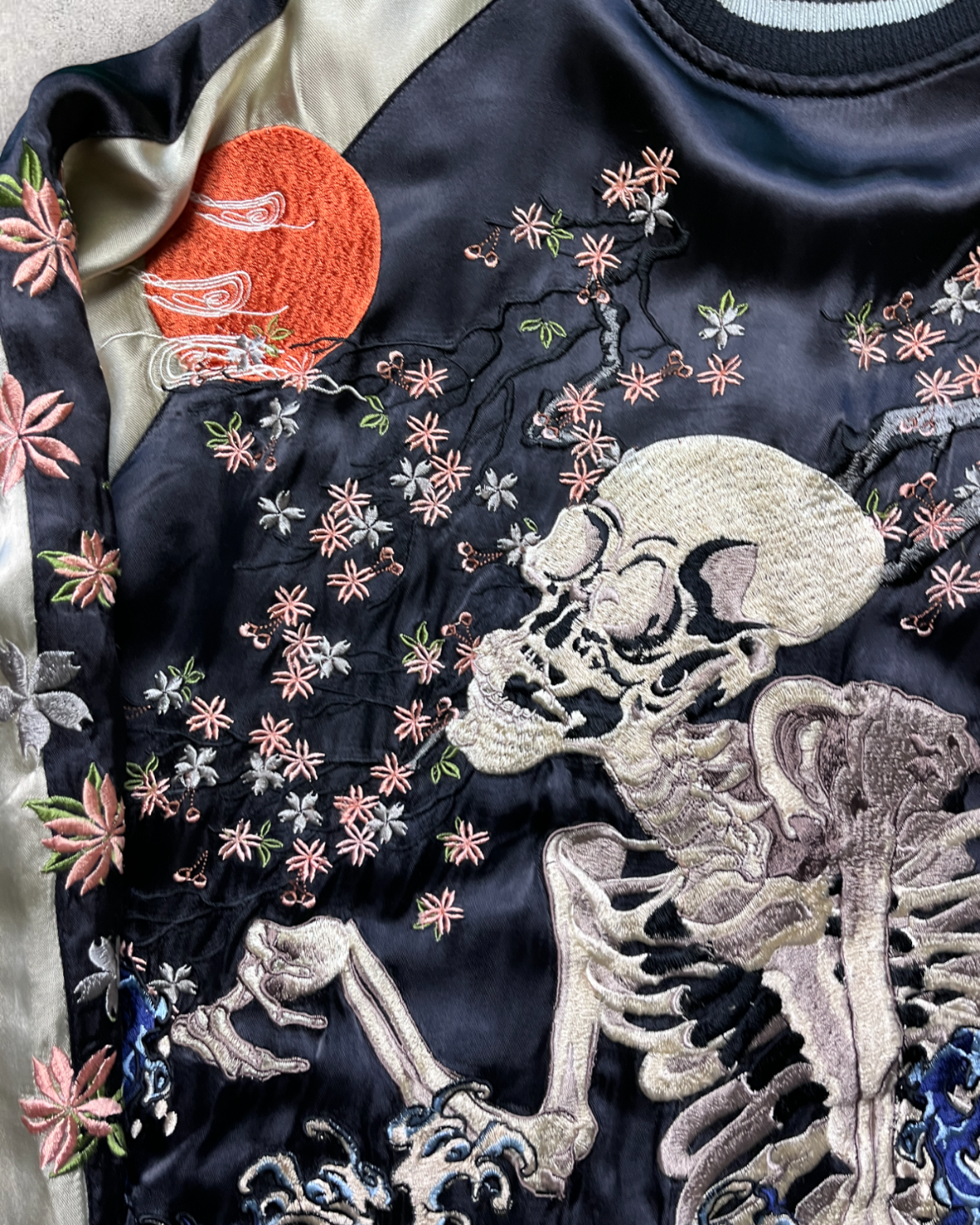 Embodiment of Utagawa Kuniyoshi's World: Skull Reversible Sukajan
