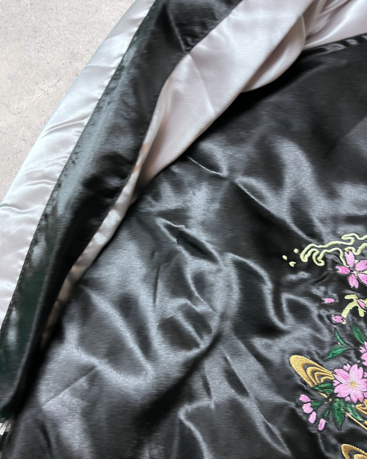 Koi carp embroidery Inside quilt fabric sukajan | Winter | Brand new