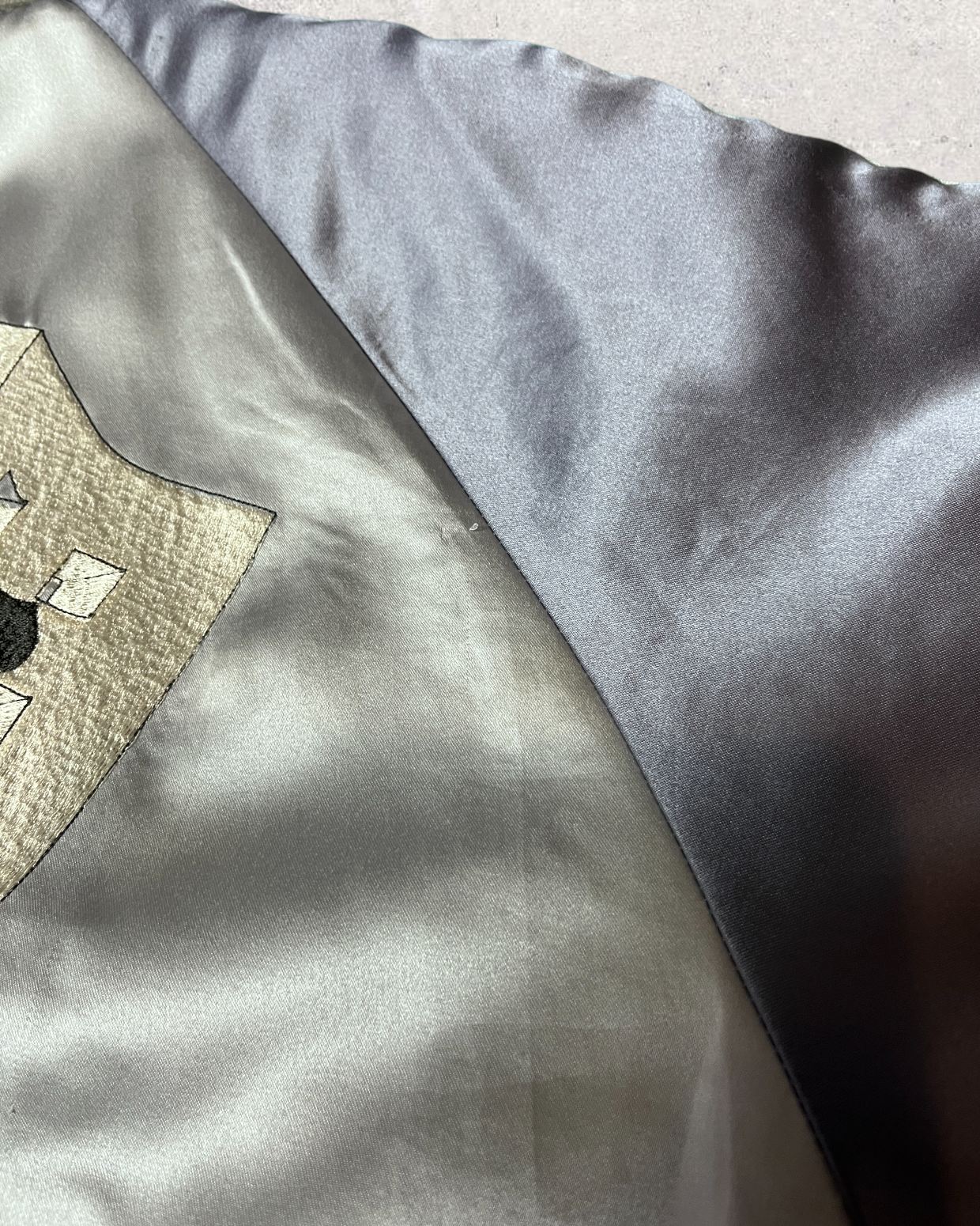 Skajan with Kabuki sewn Reversible silver | spring/Autumn | Vintage