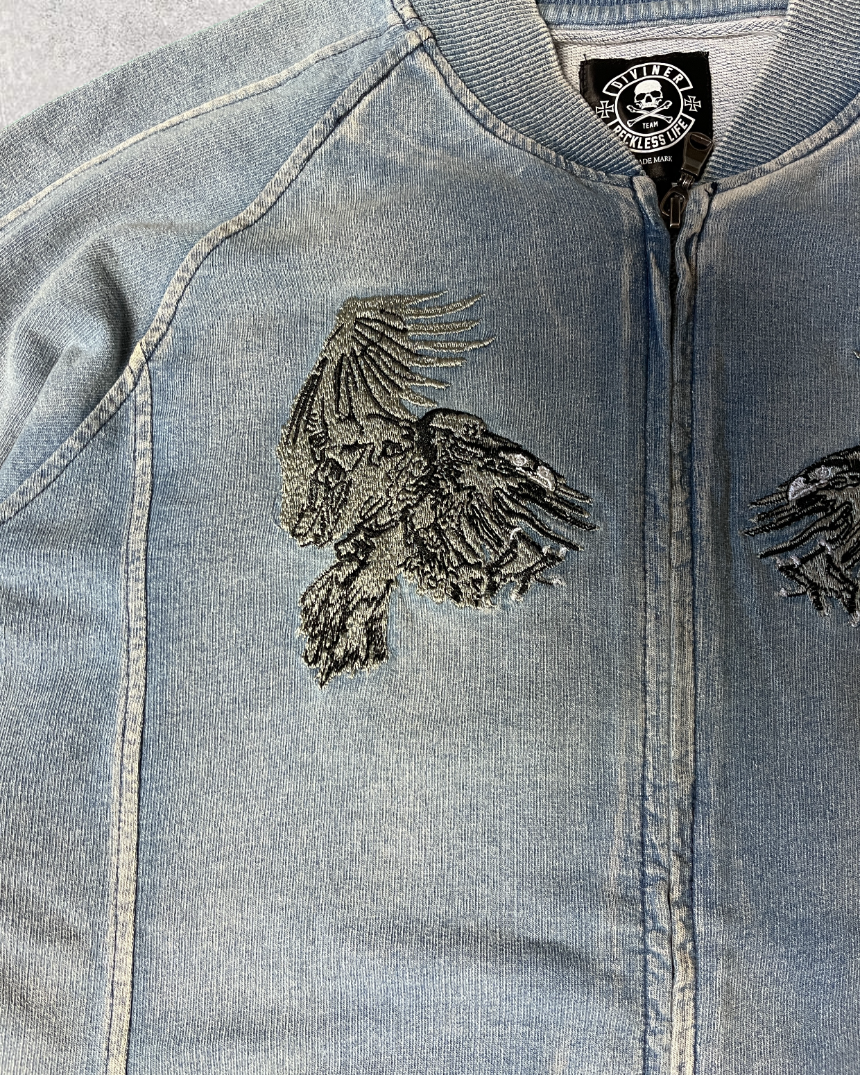 Divider Tiger Denim Sukajan jacket Stylish | Spring | Vintage