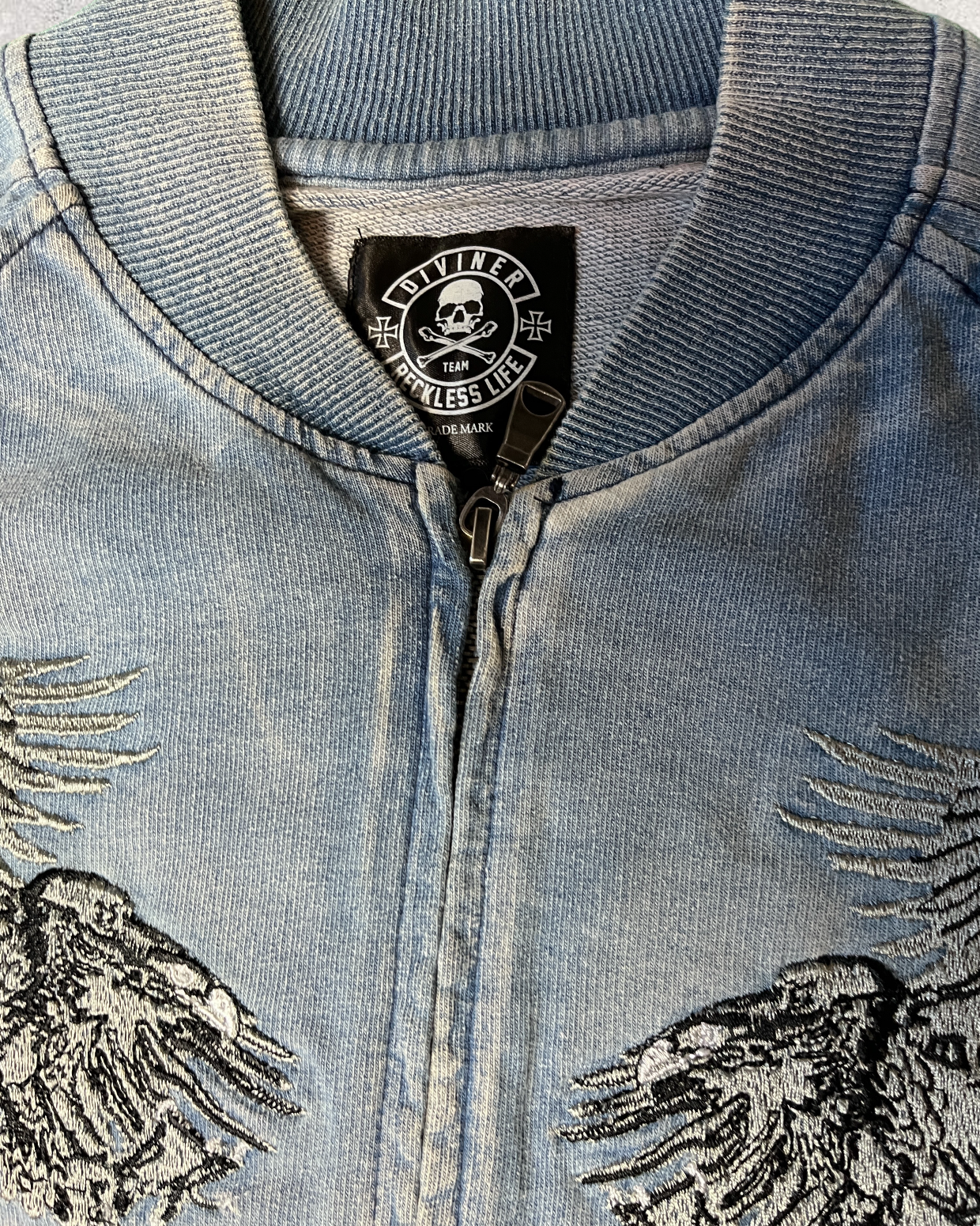 Divider Tiger Denim Sukajan jacket Stylish | Spring | Vintage