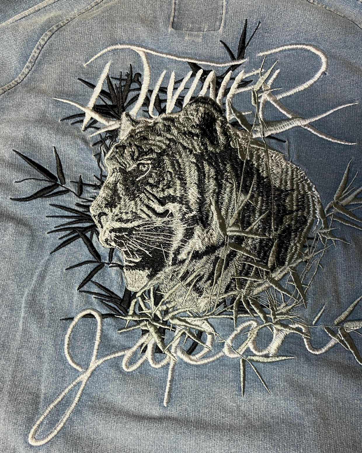 Divider Tiger Denim Sukajan jacket Stylish | Spring | Vintage