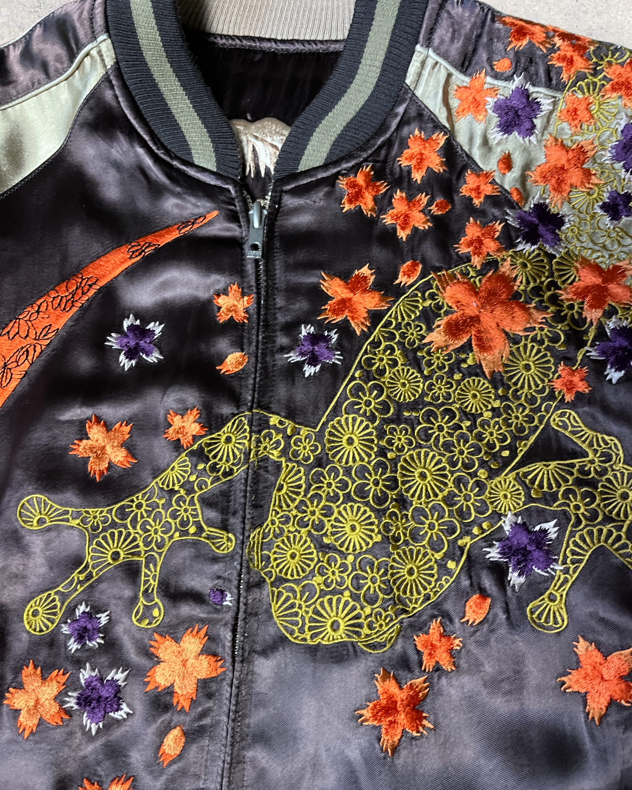 Super Rare 301 BANZAI FROG Sukajan Brown not black color | Spring/Autumn | Vintage