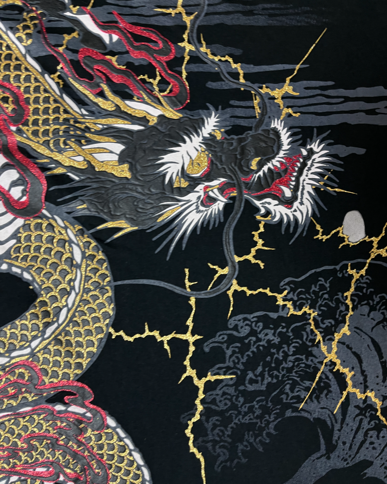 Yellow dragon t-shirts cool design Vintage Bomber jacket