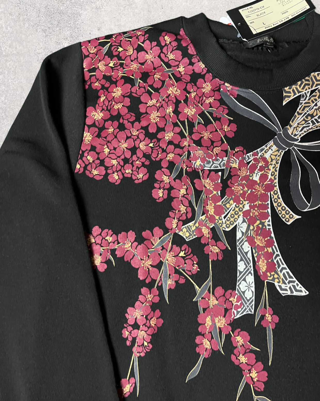 MIYABI MUSUBI sweatshirt Japanese patter Brand New