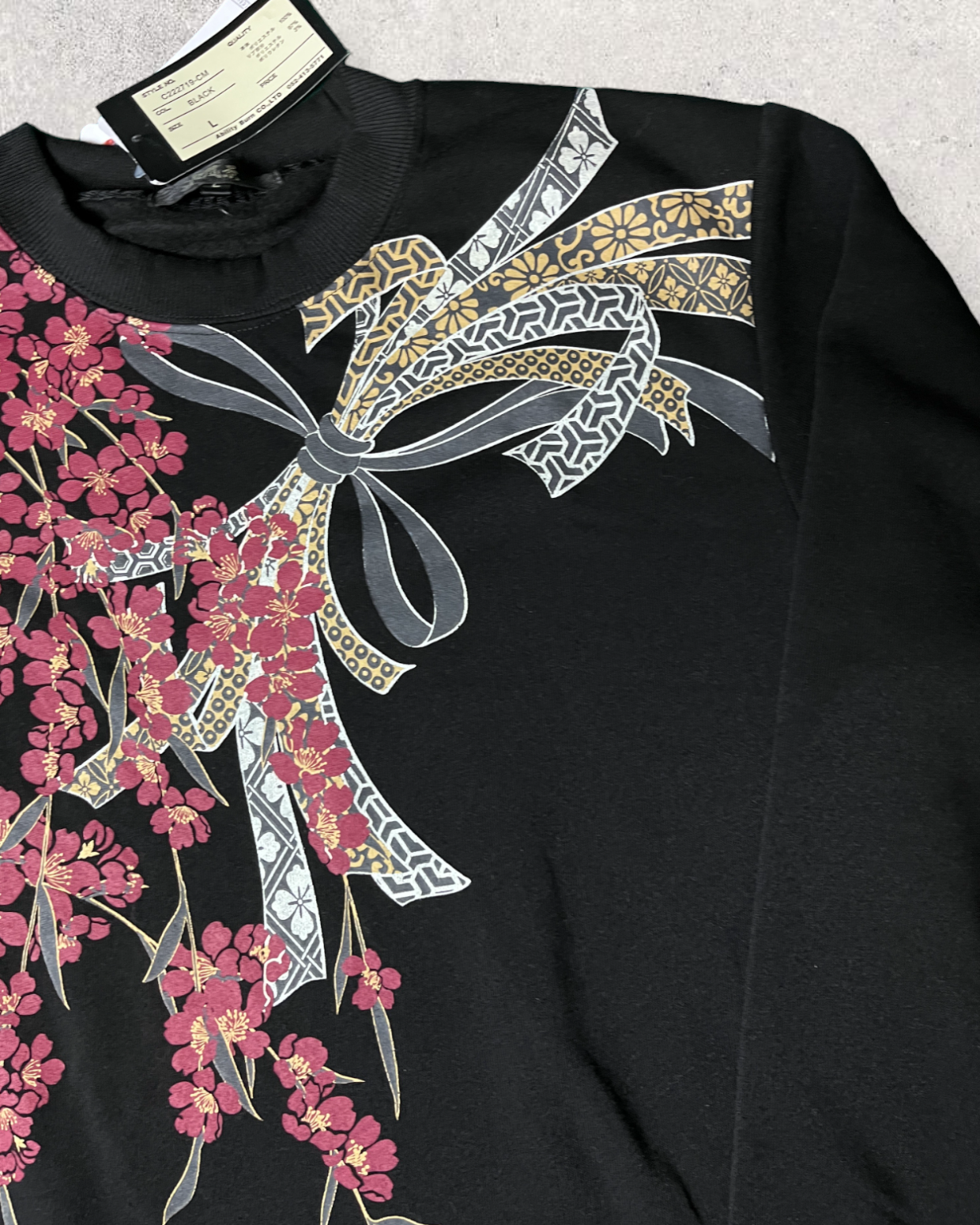 MIYABI MUSUBI sweatshirt Japanese patter Brand New