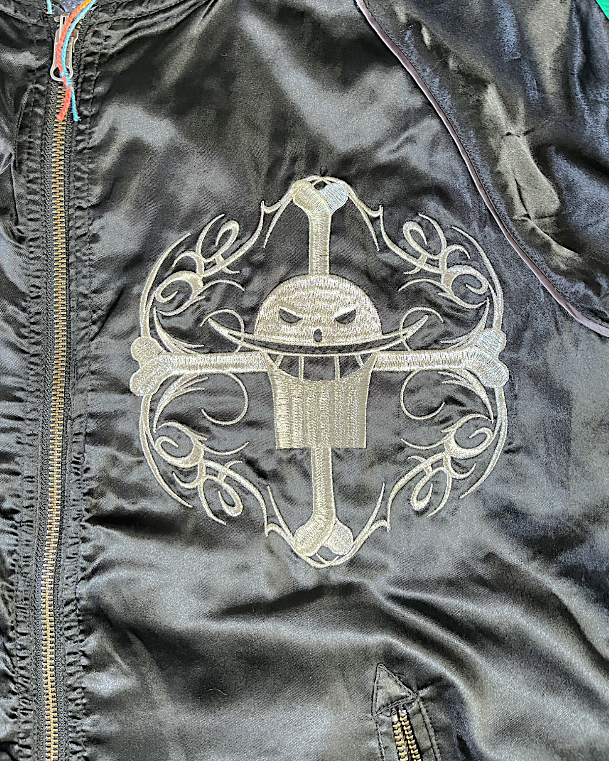 【XL・Reversible】Portgas D. Ace Souvenir Jacket|One Piece Official Embroidered Sukajan|Rare Anime Collectible