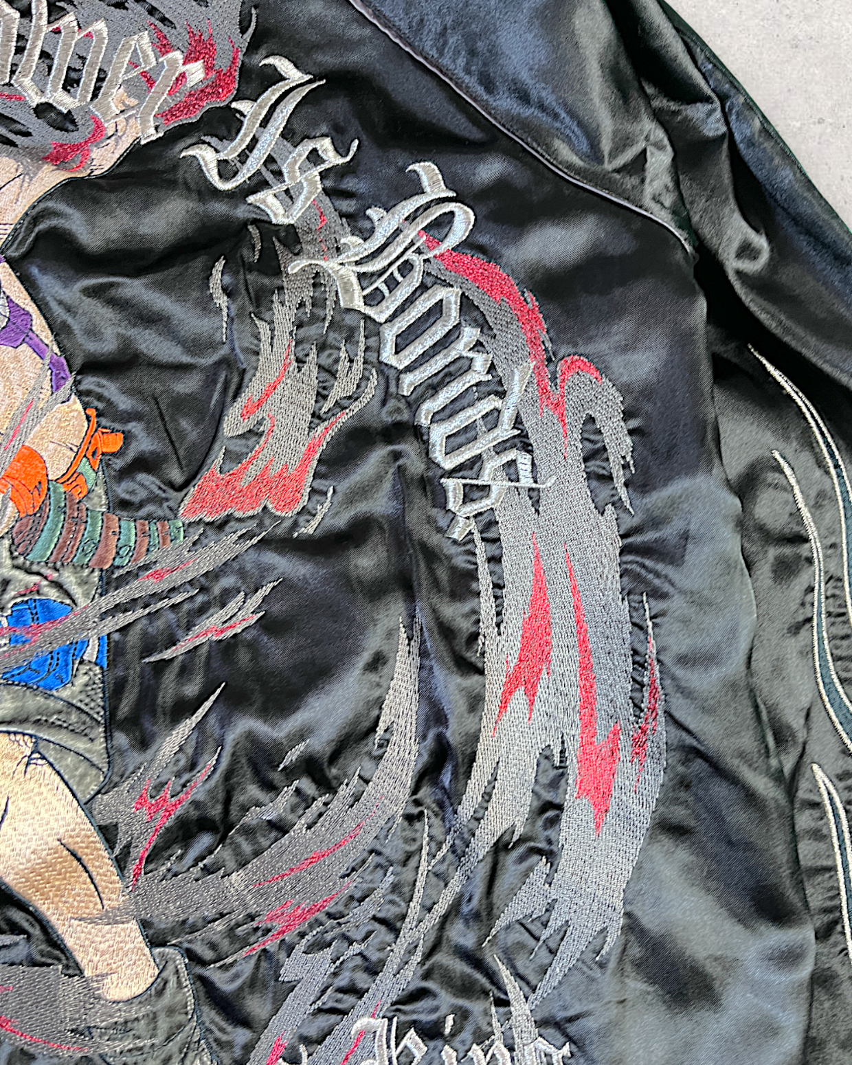 【XL・Reversible】Portgas D. Ace Souvenir Jacket|One Piece Official Embroidered Sukajan|Rare Anime Collectible