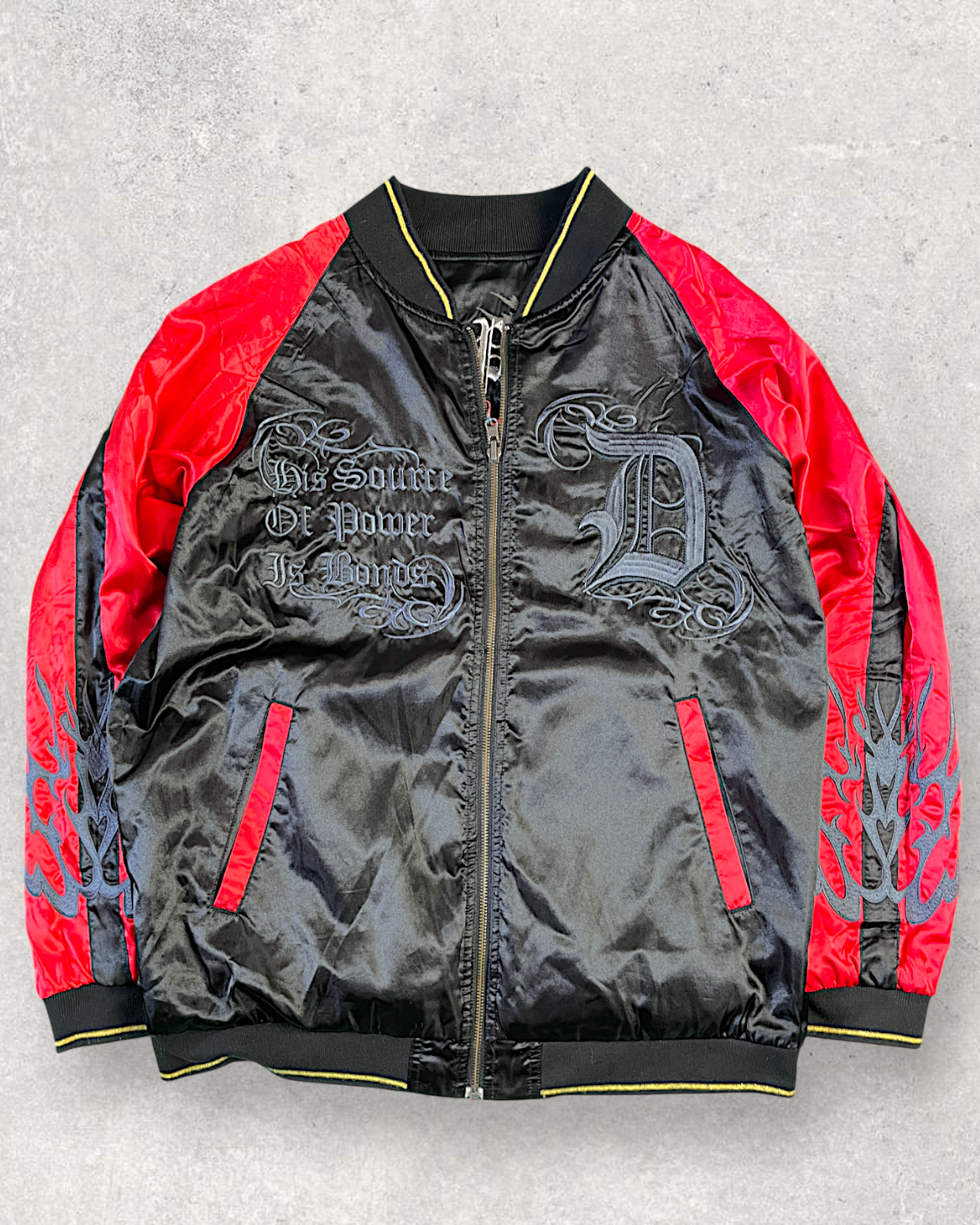 【XL・Reversible】Portgas D. Ace Souvenir Jacket|One Piece Official Embroidered Sukajan|Rare Anime Collectible