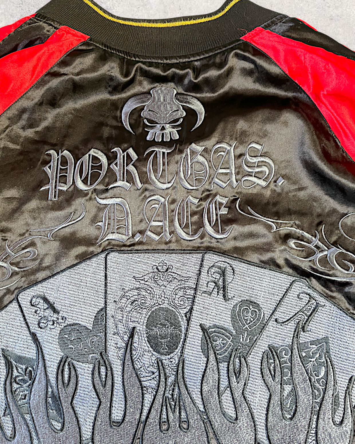 【XL・Reversible】Portgas D. Ace Souvenir Jacket|One Piece Official Embroidered Sukajan|Rare Anime Collectible