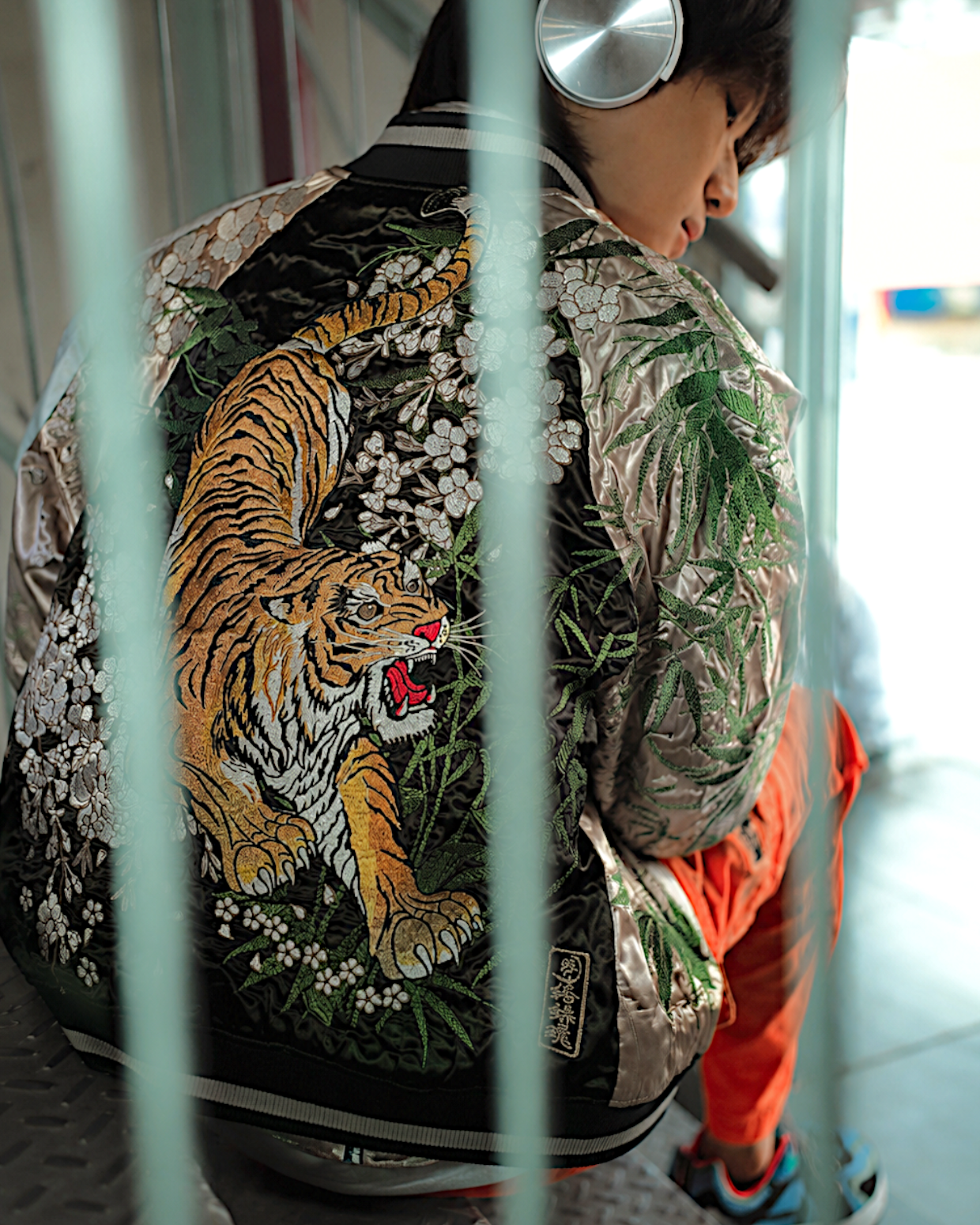 XL】KARAKURI TAMASHII Reversible Tiger Sukajan Jacket