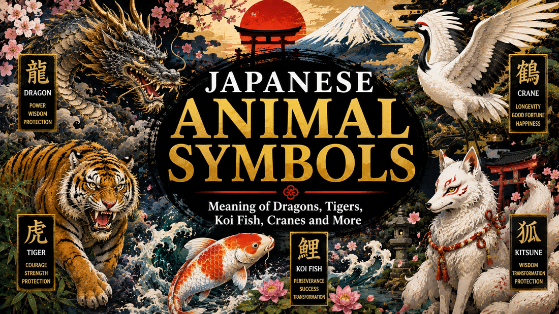 Japanese Animal Symbols: Meaning of Dragons, Tigers, Koi Fish, Cranes and More