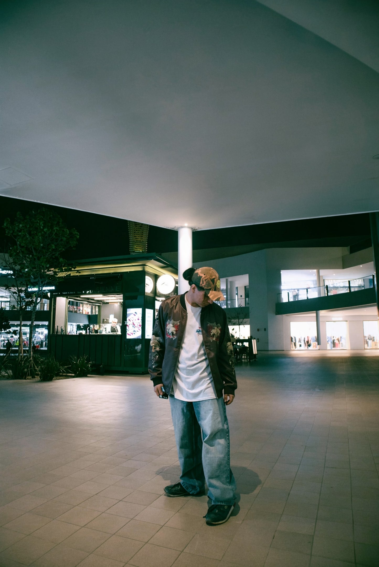 [TILL DEATH DO US PART]  Bomber jacket Vintage / Reversable