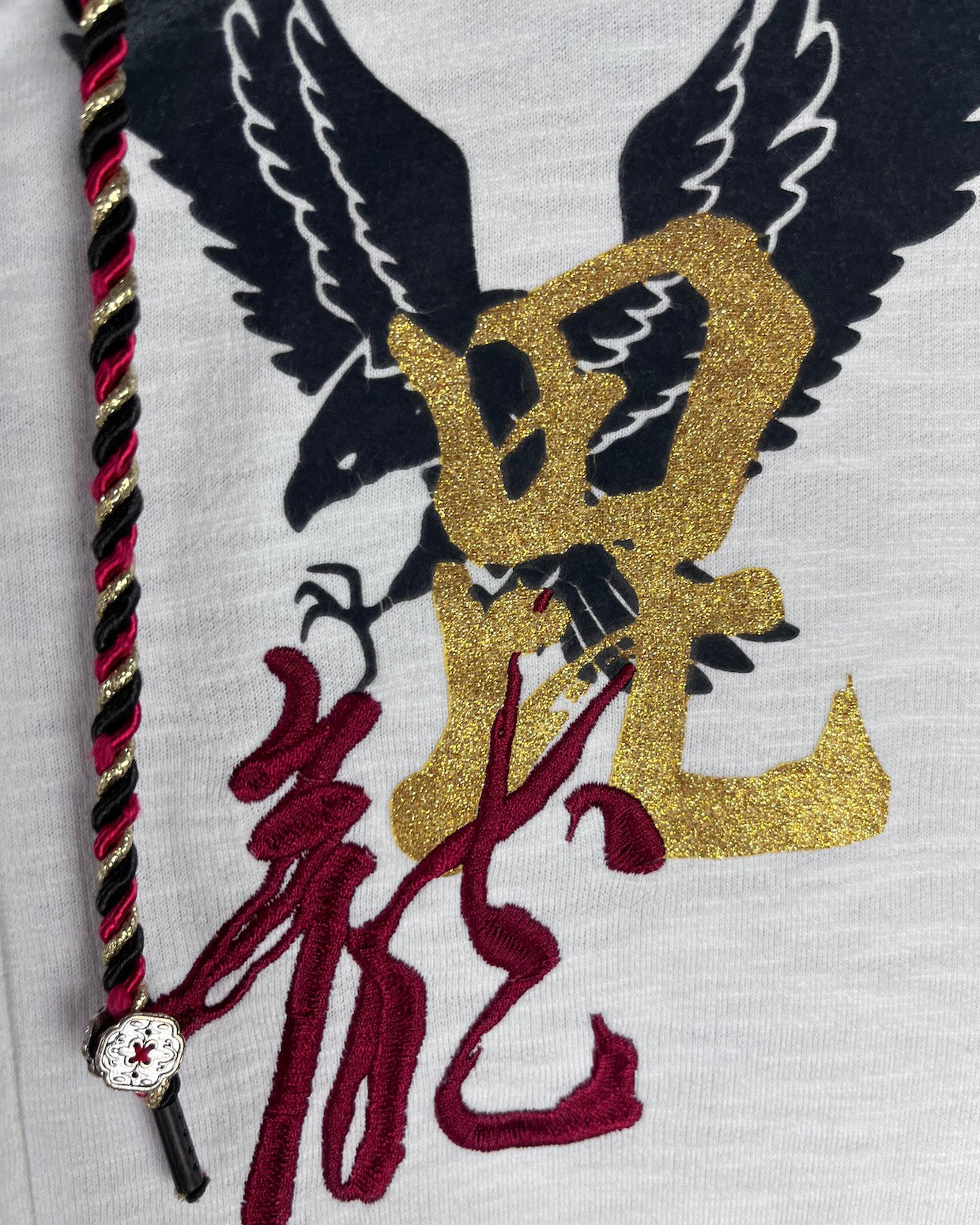 [The Uesugi Kenshin and LOVE Kanji] Japanese transitional hoodies  Vintage - hoodie