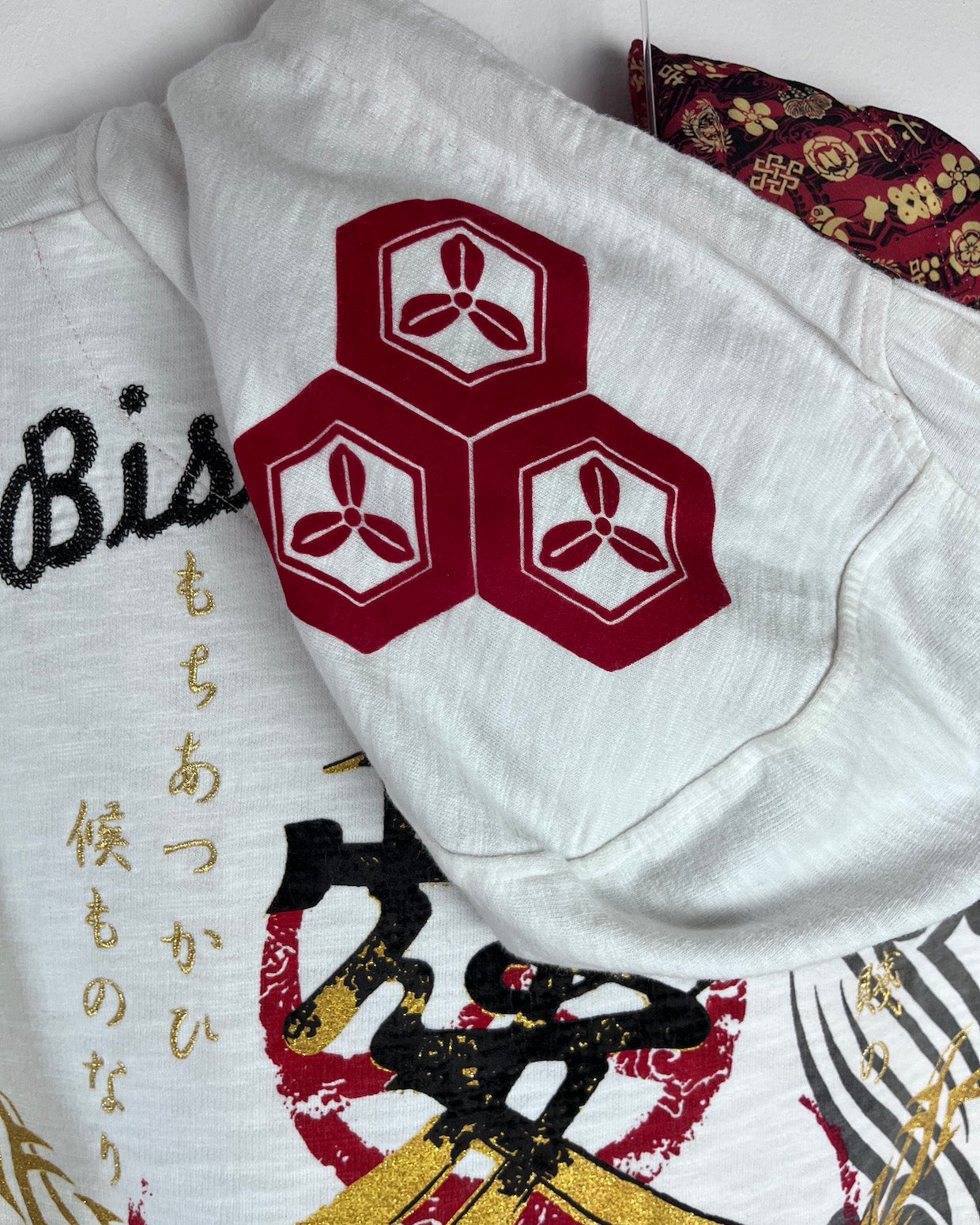 [The Uesugi Kenshin and LOVE Kanji] Japanese transitional hoodies  Vintage - hoodie