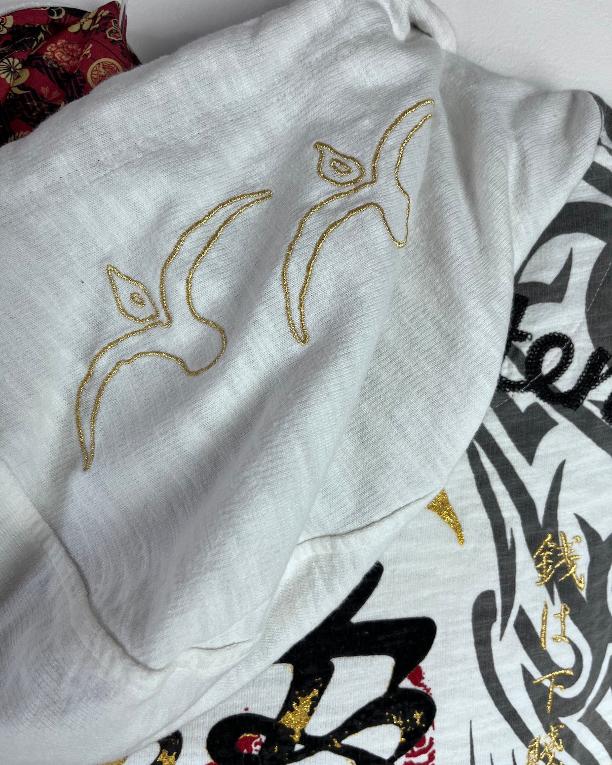 [The Uesugi Kenshin and LOVE Kanji] Japanese transitional hoodies  Vintage - hoodie