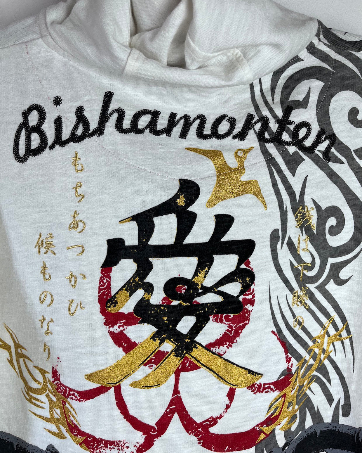 [The Uesugi Kenshin and LOVE Kanji] Japanese transitional hoodies  Vintage - hoodie