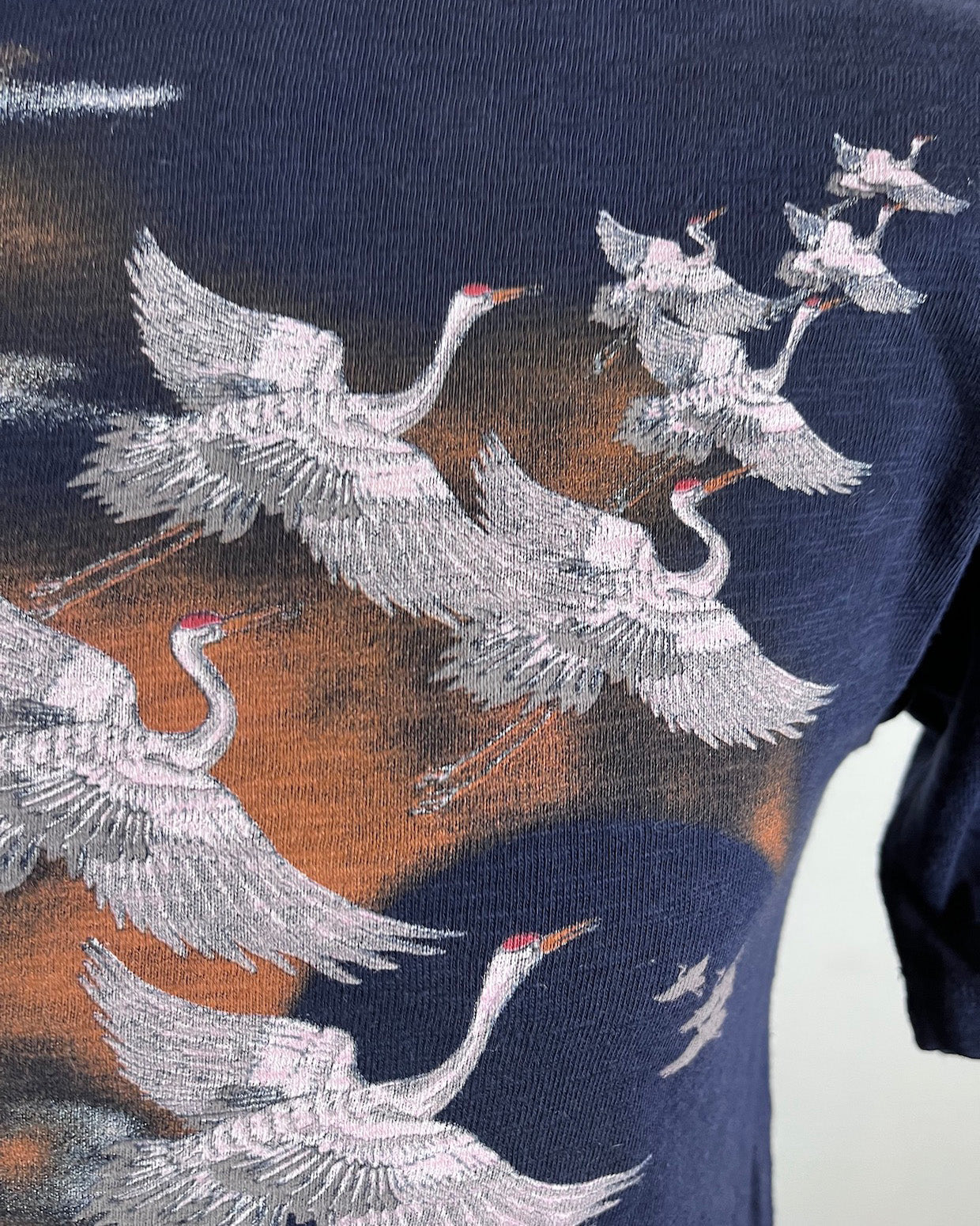 [THE FLYING CRANE] T-shirt / Vintage