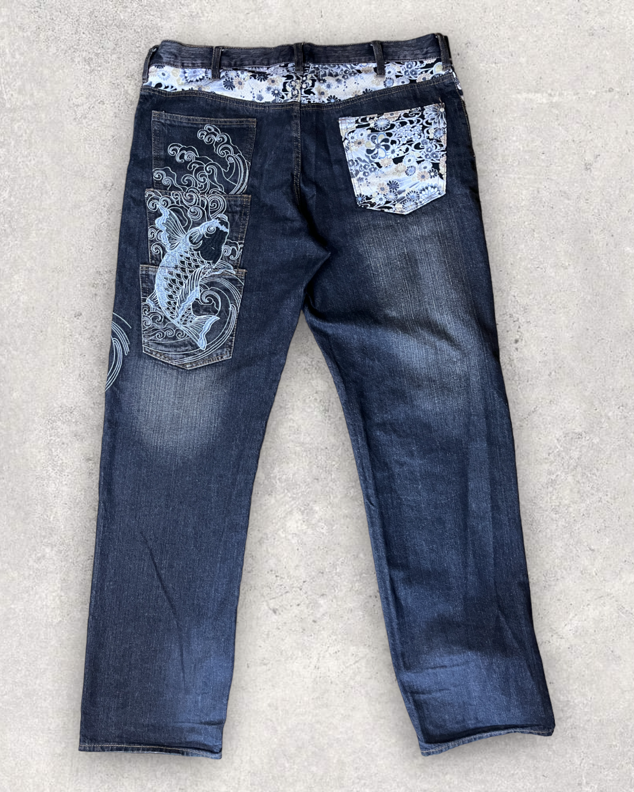 [KOI ON THE BACK POCKET] Vintage