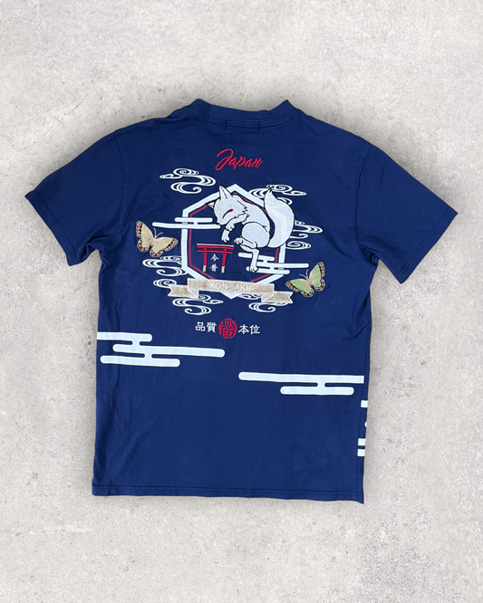 [JUMPING FOX - BLUE] Vintage - Tshirt