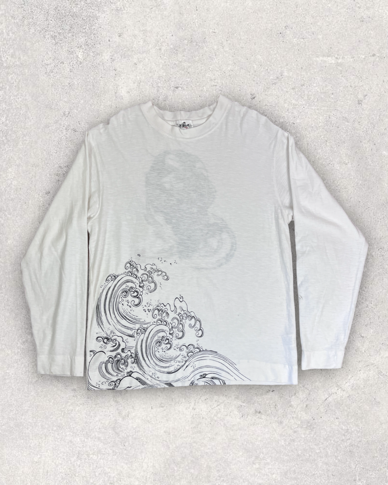[Quan Yin and Koi] Vintage - Long sleeve shirt