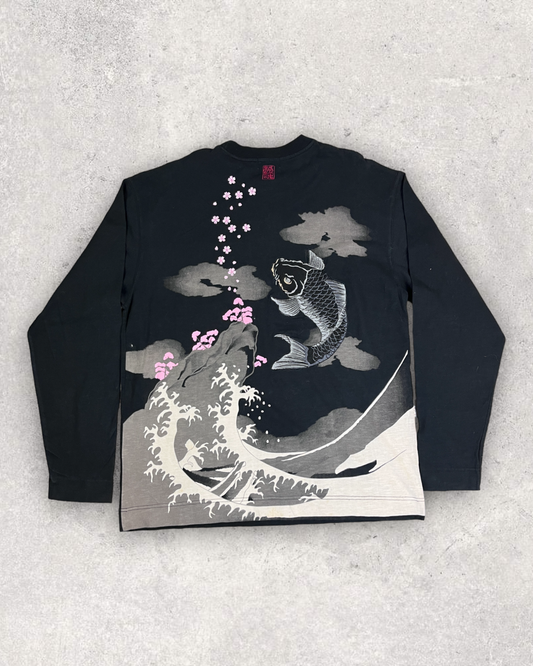 [KOI ON THE CLIFS] Vintage - Long sleeve shirt