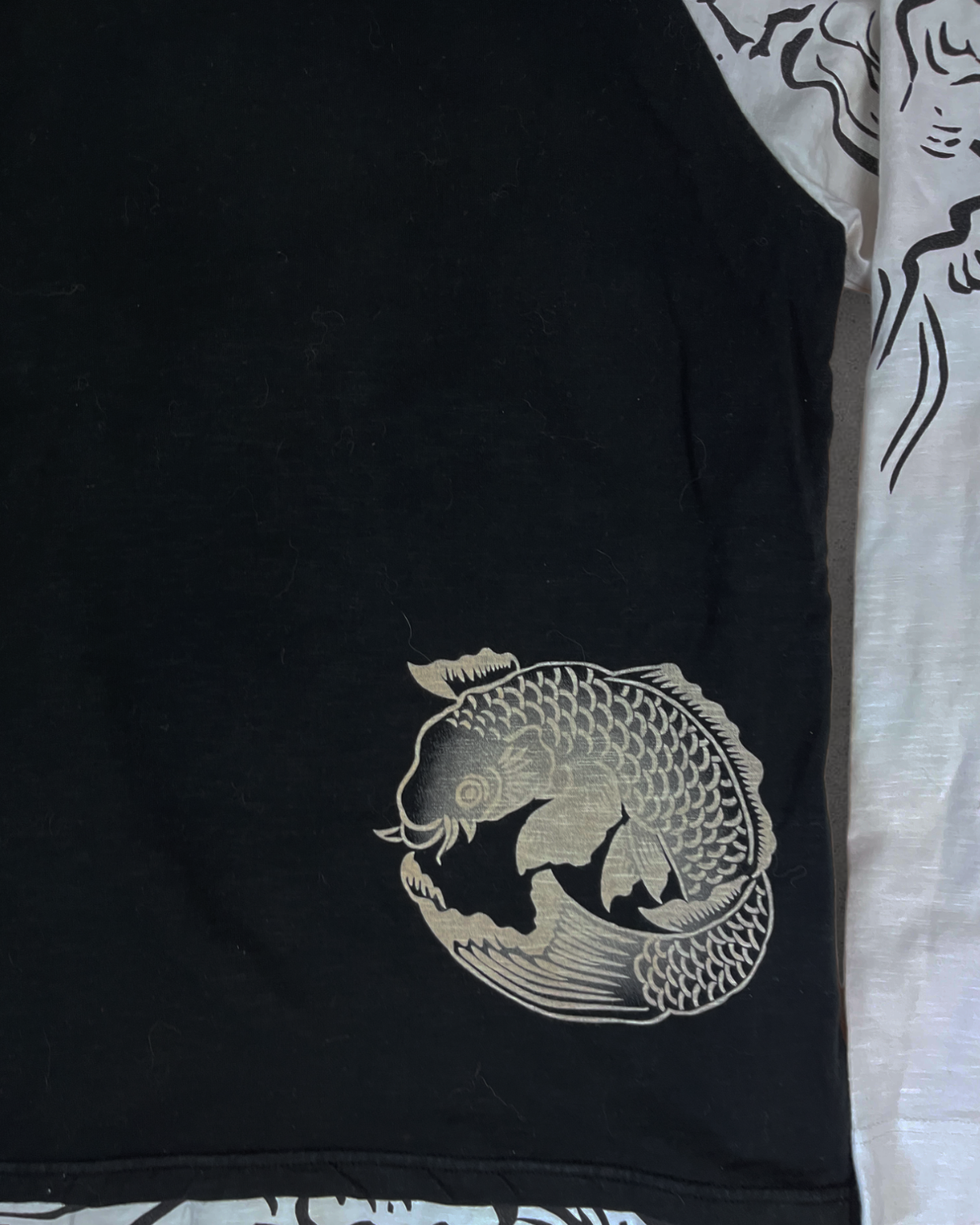 [The balance; Koi Dragon] Vintage - long sleeve shirt.