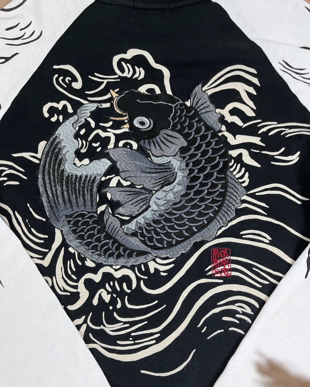 [The balance; Koi Dragon] Vintage - long sleeve shirt.