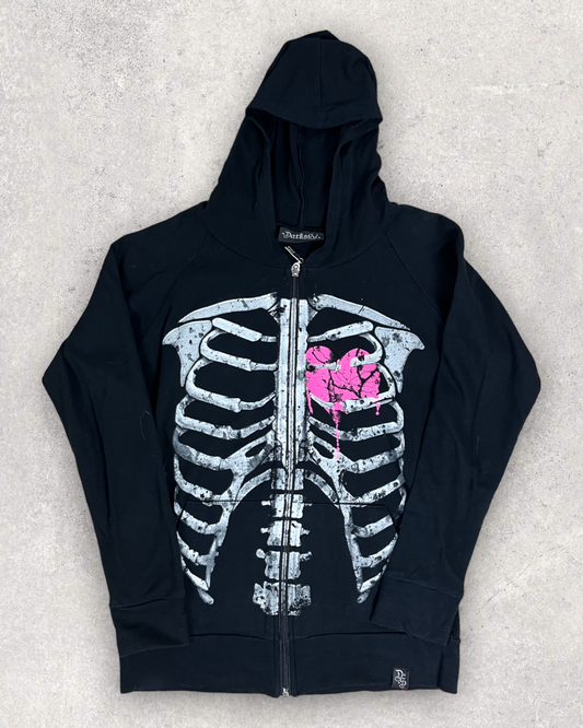 [Rib born short] Halloween hoodies  Vintage - hoodie