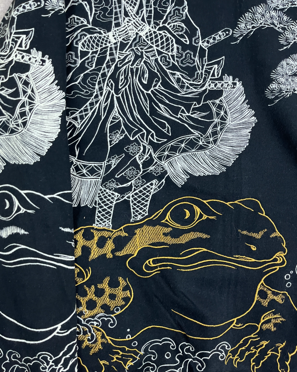 [Frog and skull and sneak] Japanese transitional hoodies Vintage - hoodie