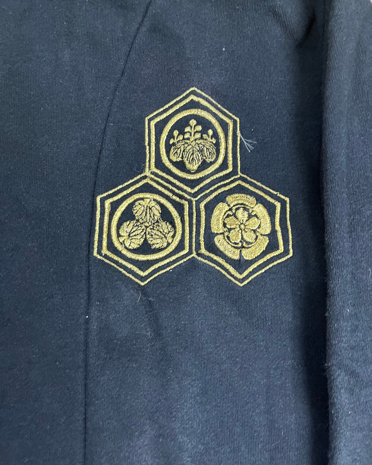 [Japanese pattern] Double zipper hoodies  Vintage - hoodie