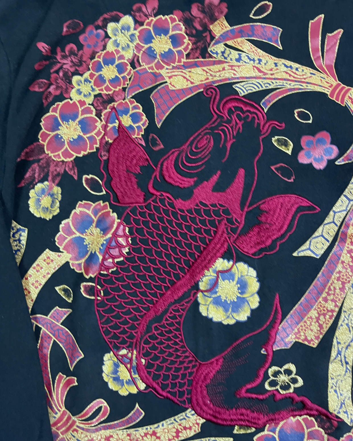 [Koi Toryumon Sakura] Japanese transitional hoodies Vintage - hoodie