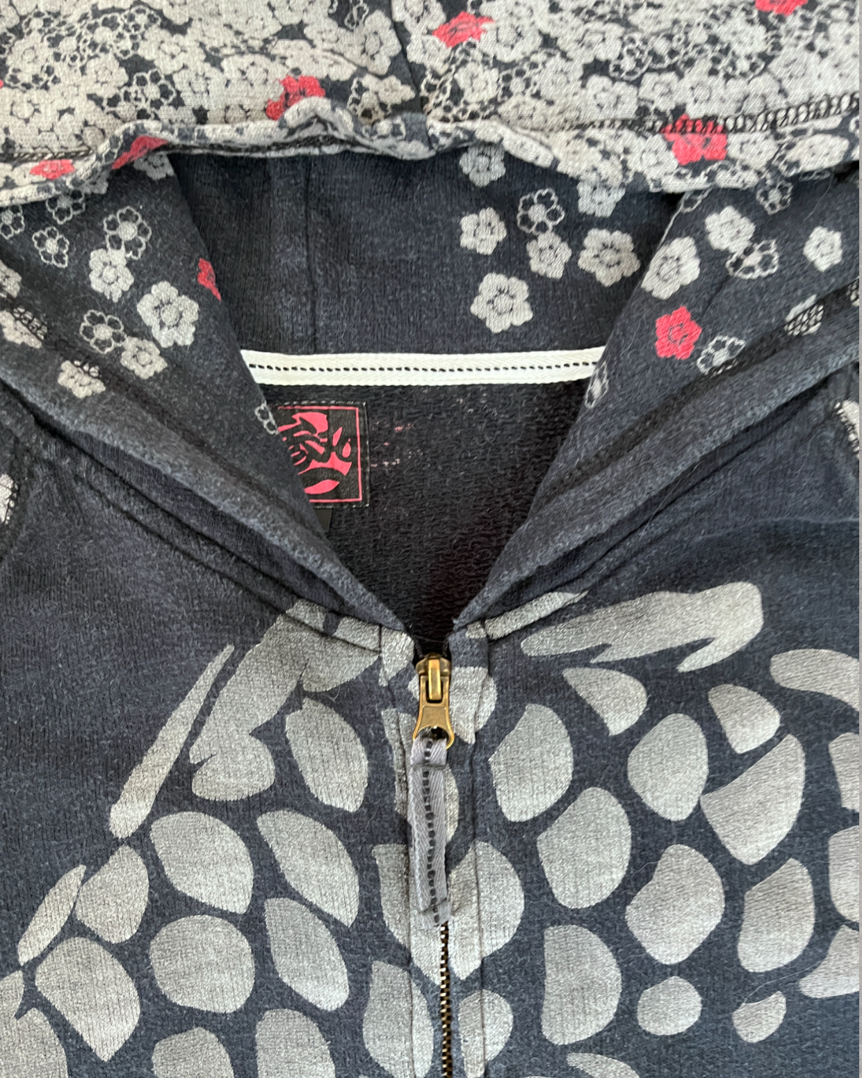 [The Koi and Sakura] Japanese transitional hoodies  Vintage - hoodie