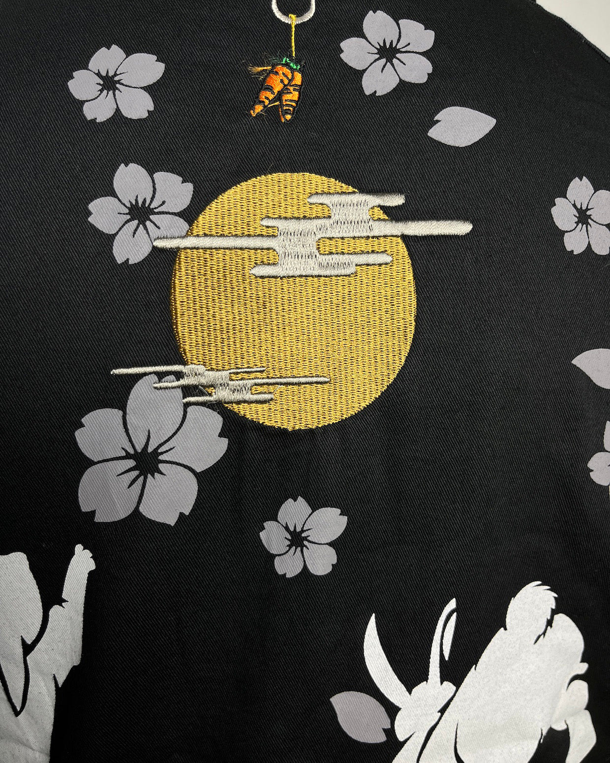 [The Rabbit and the Moon] Japanese transitional hoodies  Vintage - hoodie