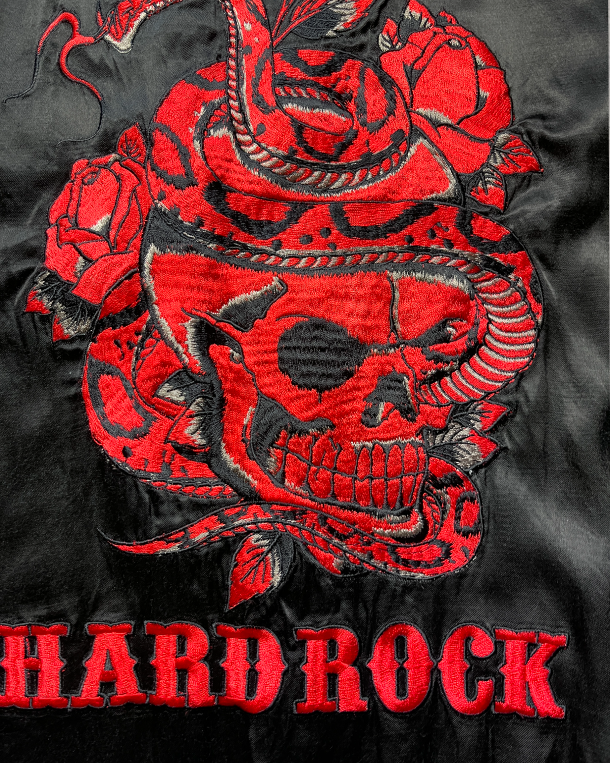 Vintage Sukajan with Skull and European Mermaid Embroidery that Stir the Soul