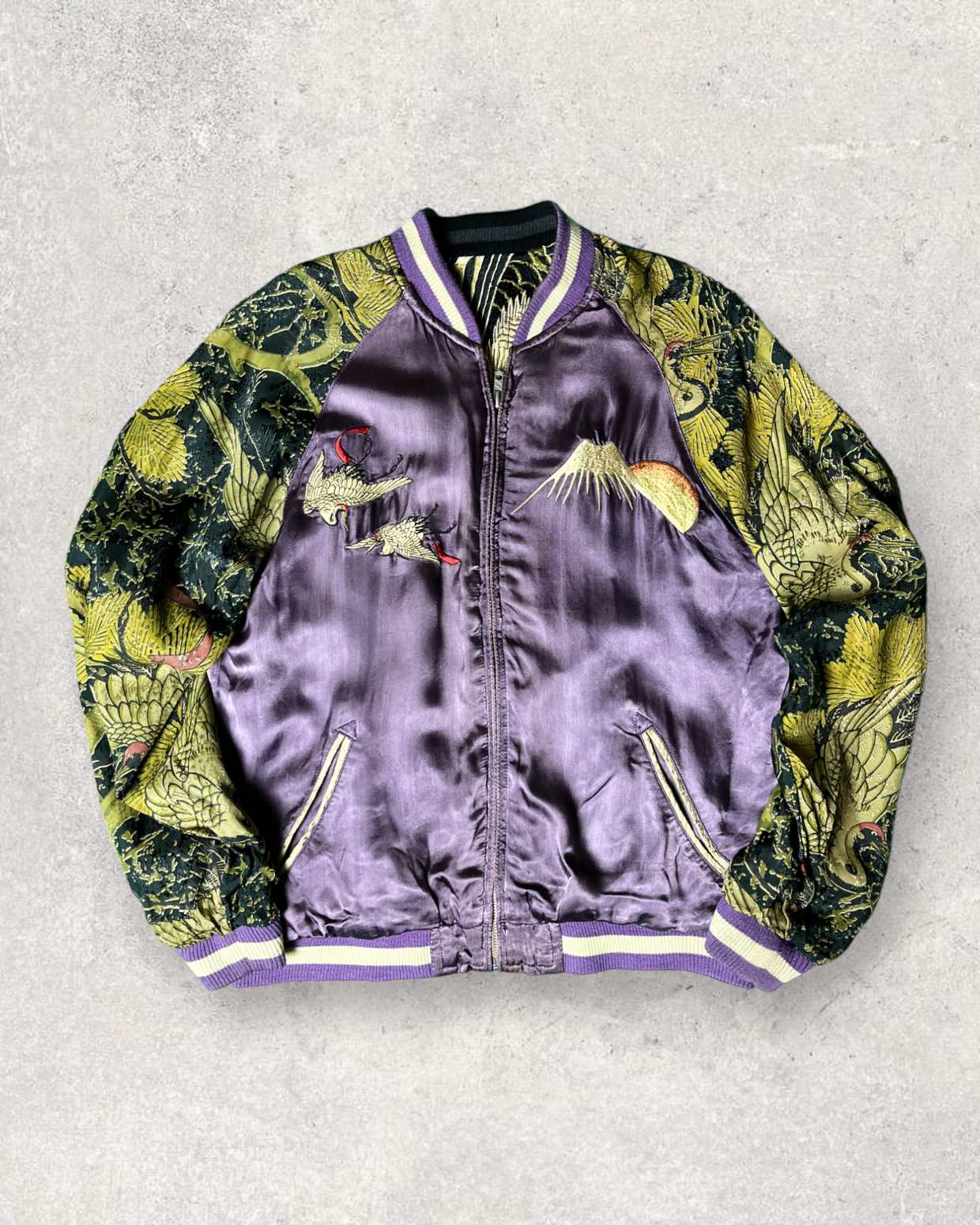 Hawk x Crane Japanese pattern | Autumn | Vintage