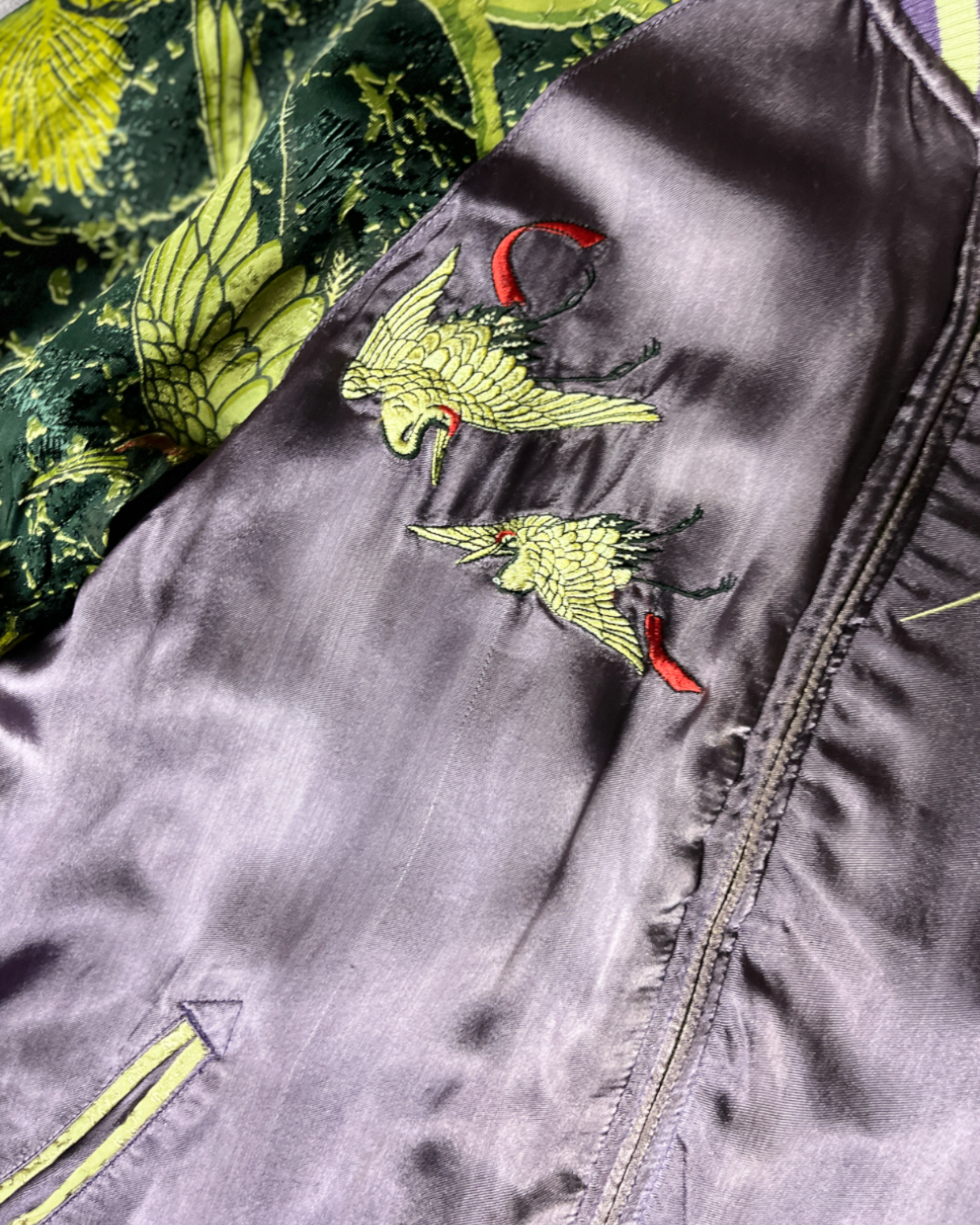 Hawk x Crane Japanese pattern | Autumn | Vintage