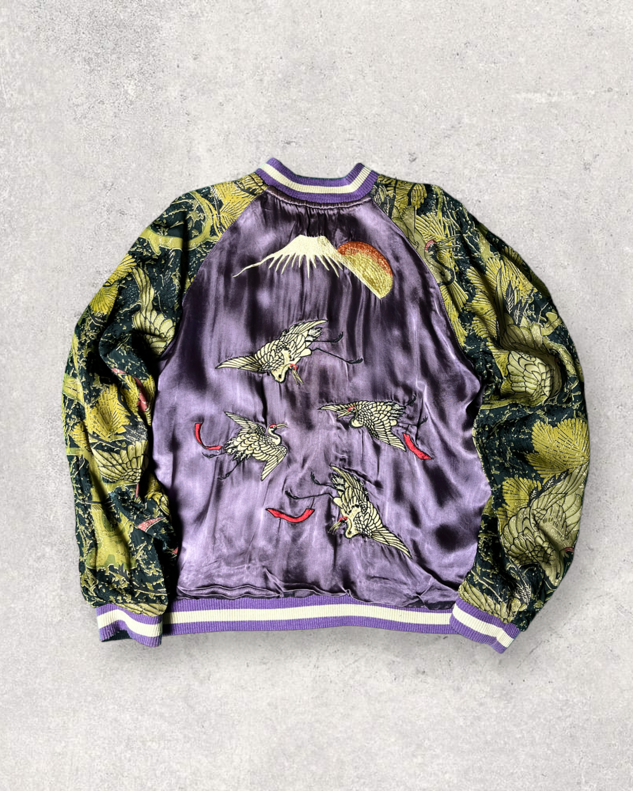 Hawk x Crane Japanese pattern | Autumn | Vintage