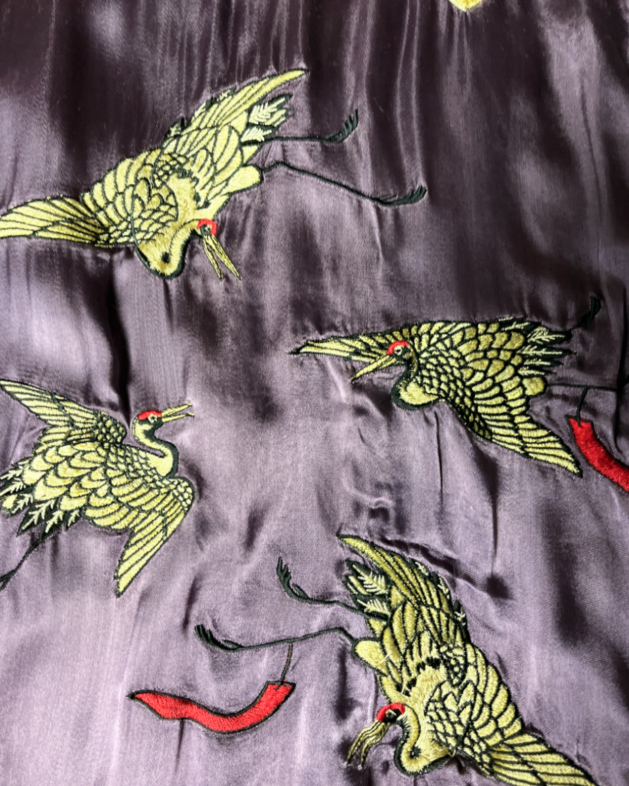 Hawk x Crane Japanese pattern | Autumn | Vintage
