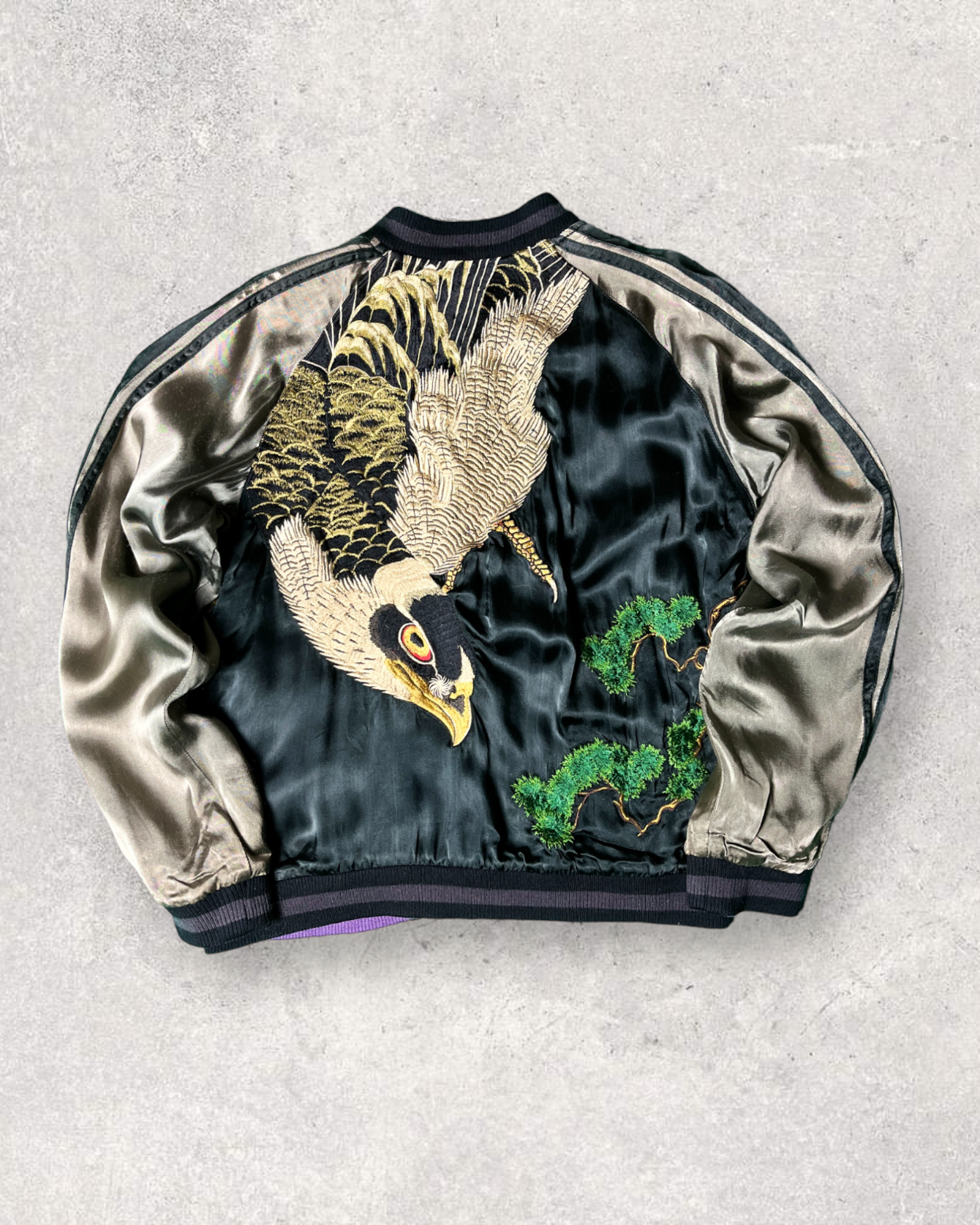 Hawk x Crane Japanese pattern | Autumn | Vintage