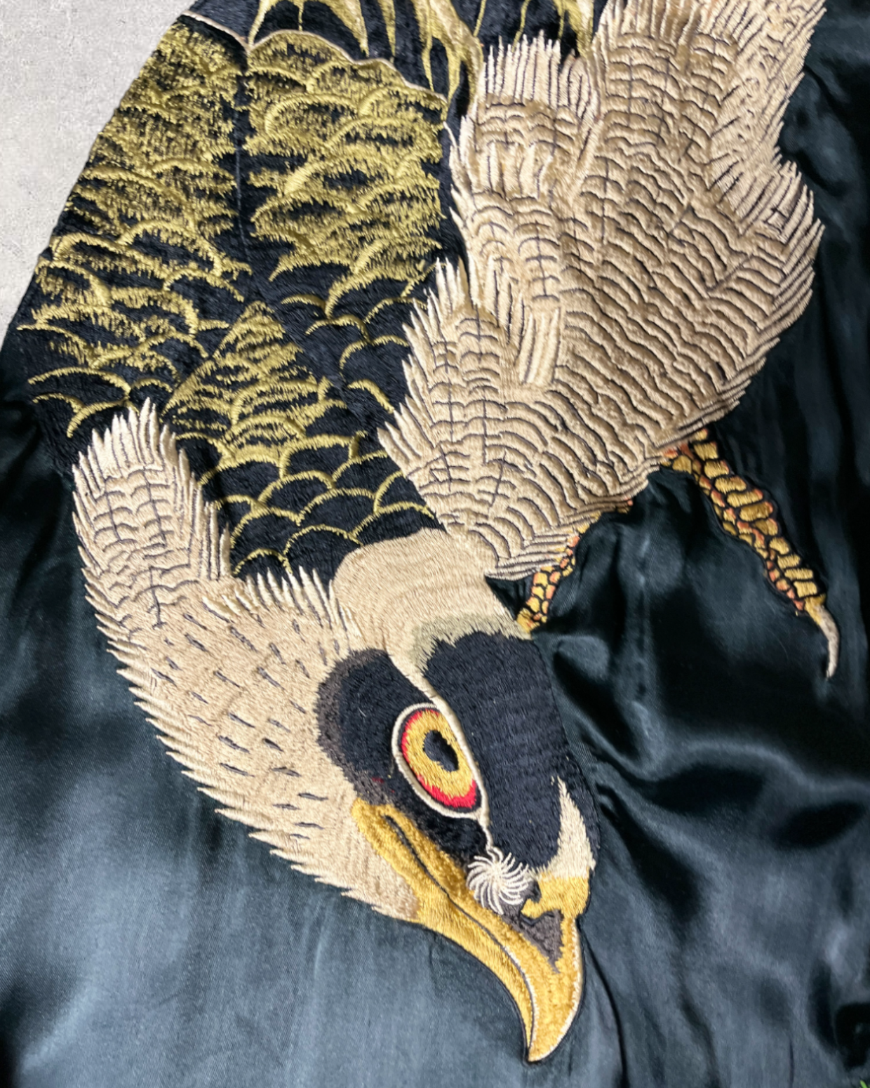 Hawk x Crane Japanese pattern | Autumn | Vintage
