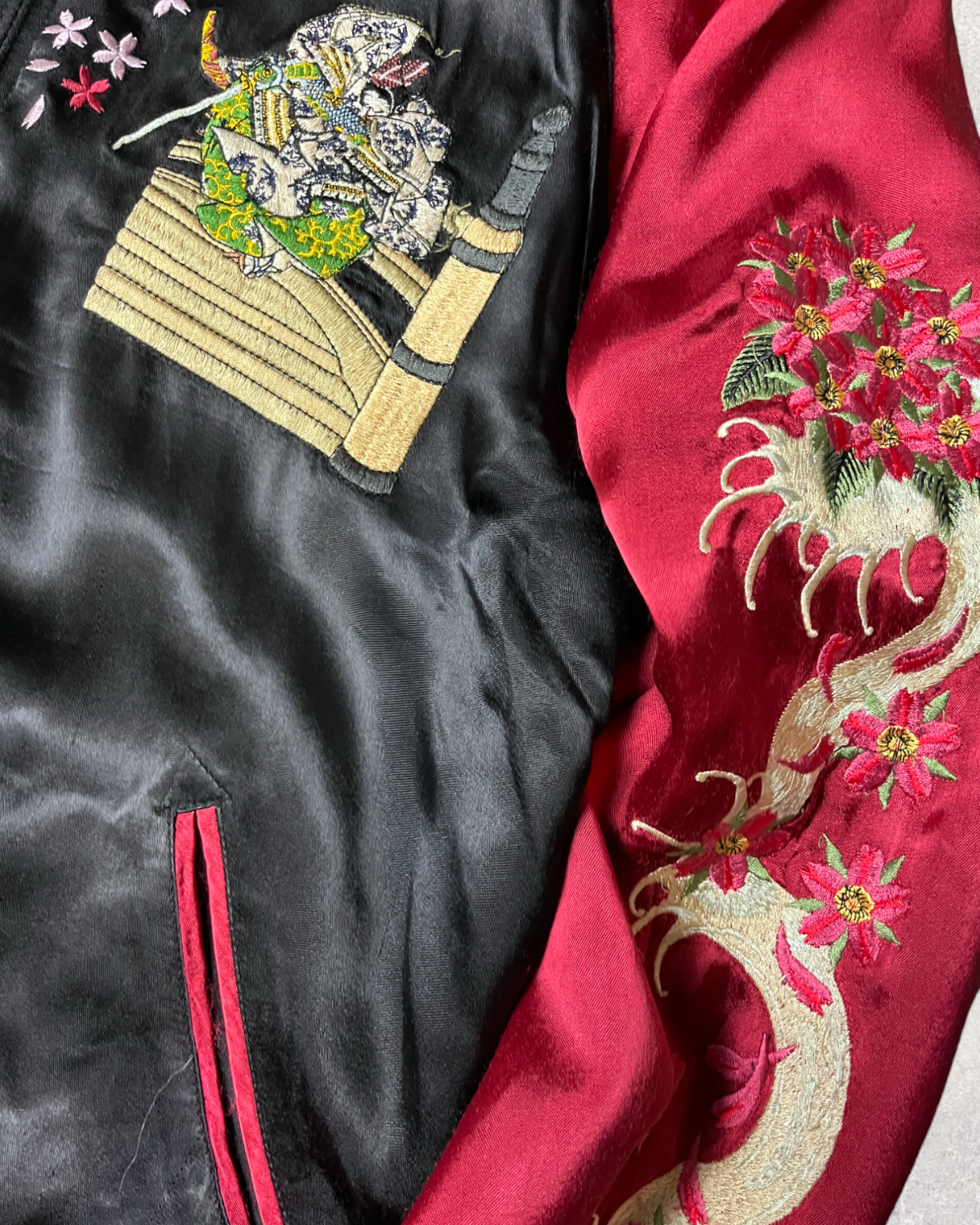 Carp ONIKIRIMARU 2way sukajan | Winter | Vintage jacket