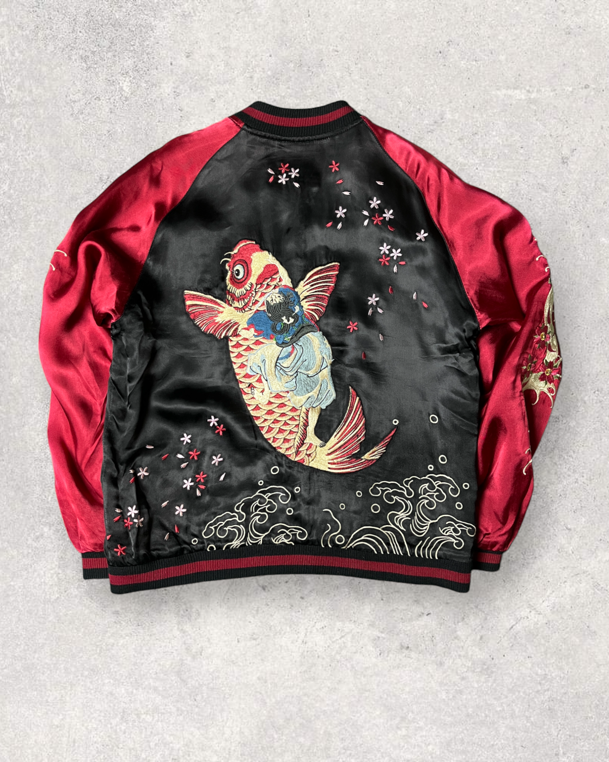 Carp ONIKIRIMARU 2way sukajan | Winter | Vintage jacket