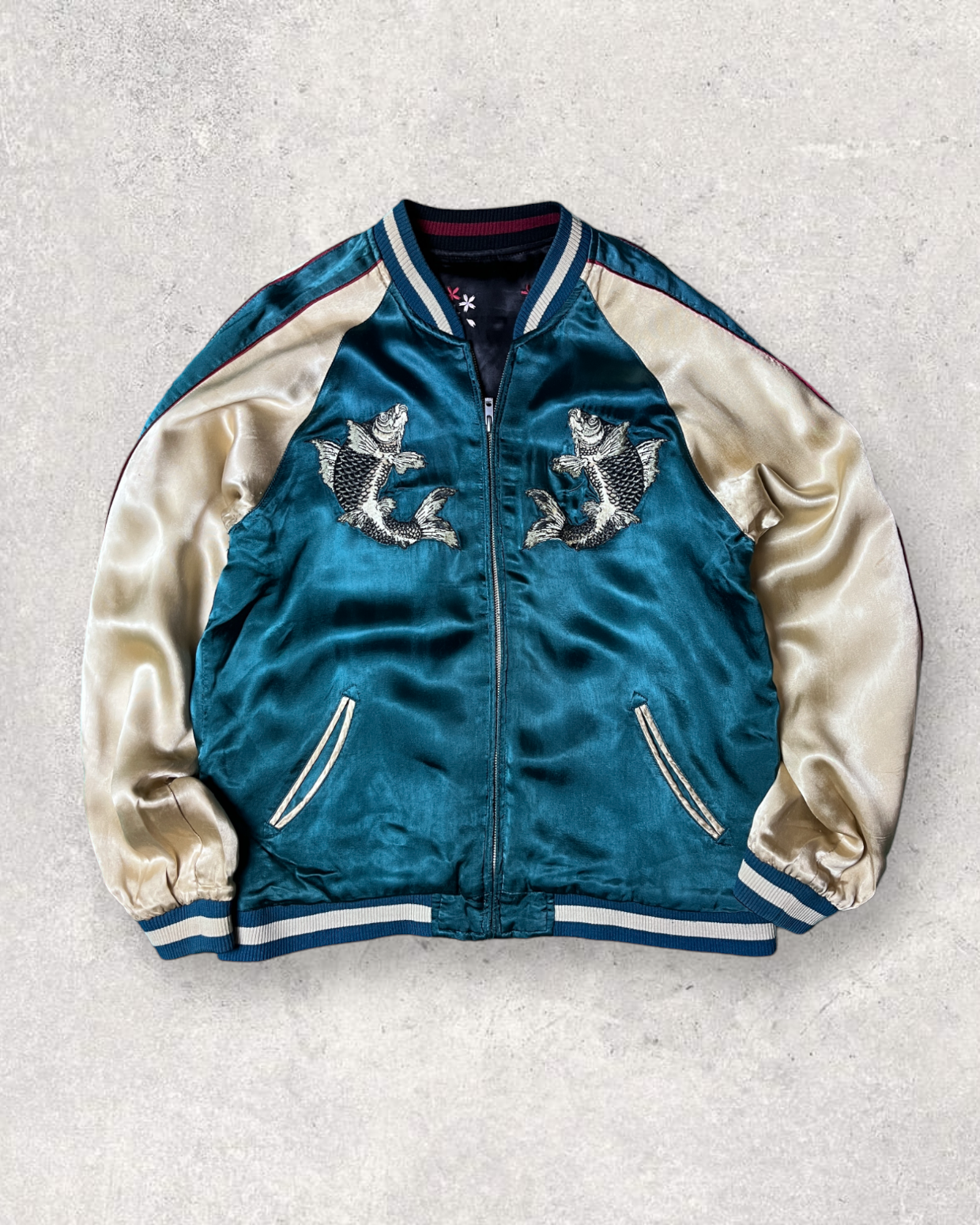 Carp ONIKIRIMARU 2way sukajan | Winter | Vintage jacket