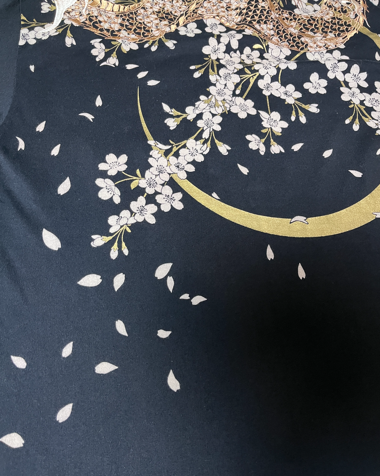 Karakuri-tamashii Rare Gold dragon t-shirts | Vintage
