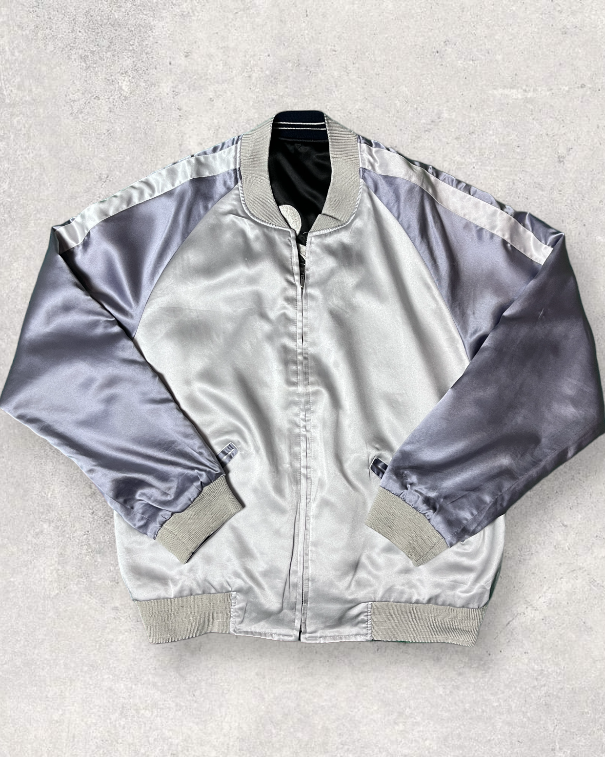 Skajan with Kabuki sewn Reversible silver | spring/Autumn | Vintage