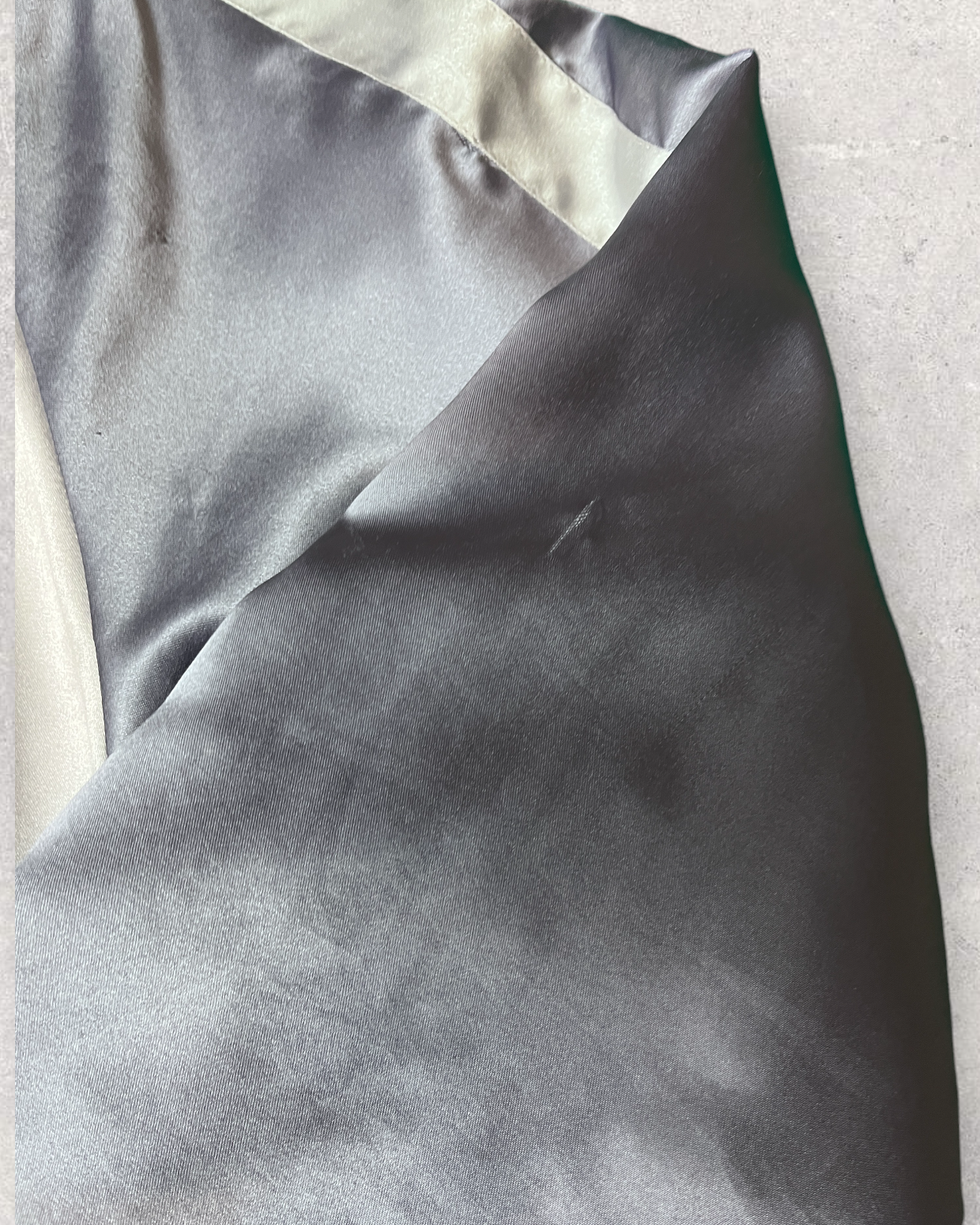 Skajan with Kabuki sewn Reversible silver | spring/Autumn | Vintage