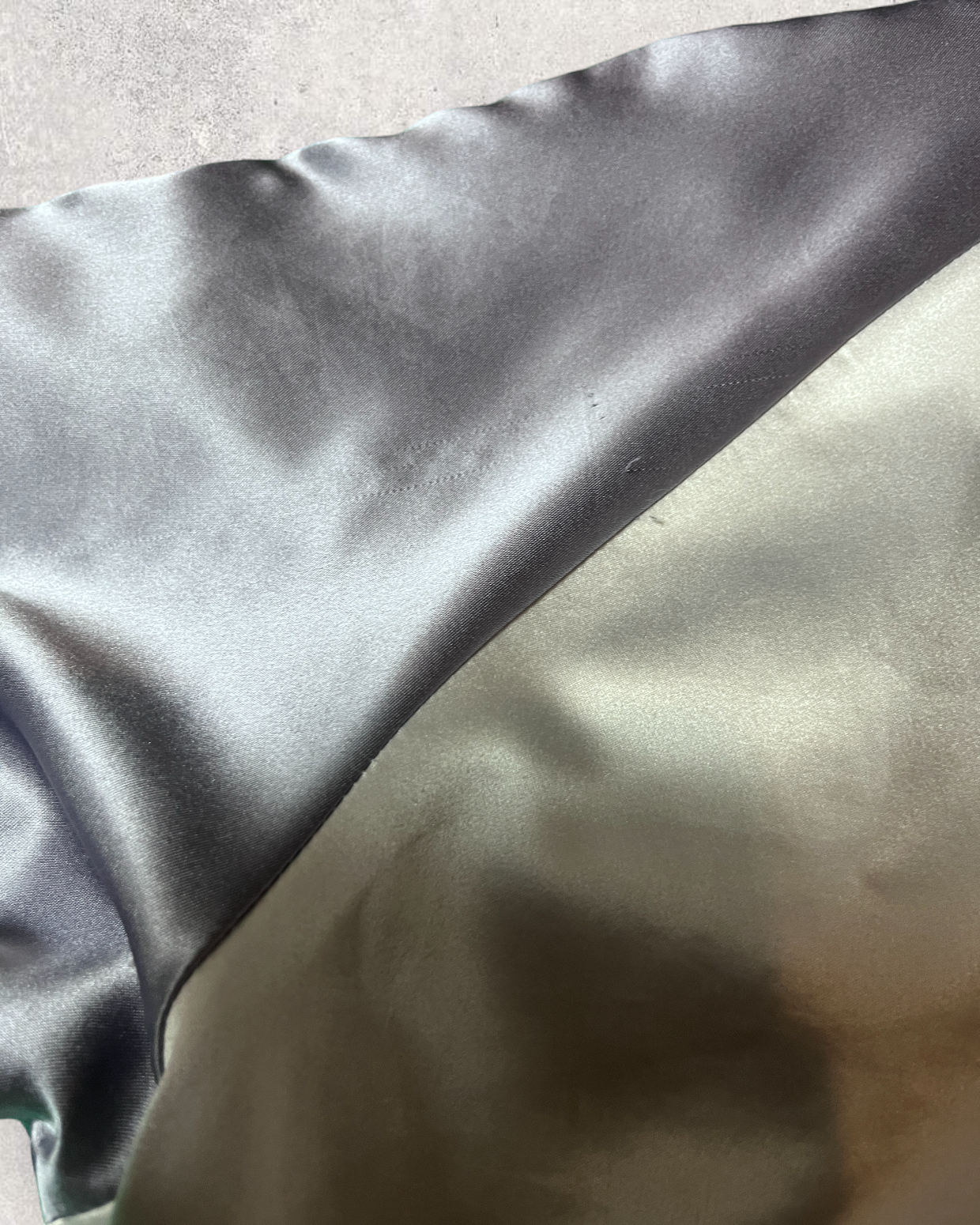 Skajan with Kabuki sewn Reversible silver | spring/Autumn | Vintage