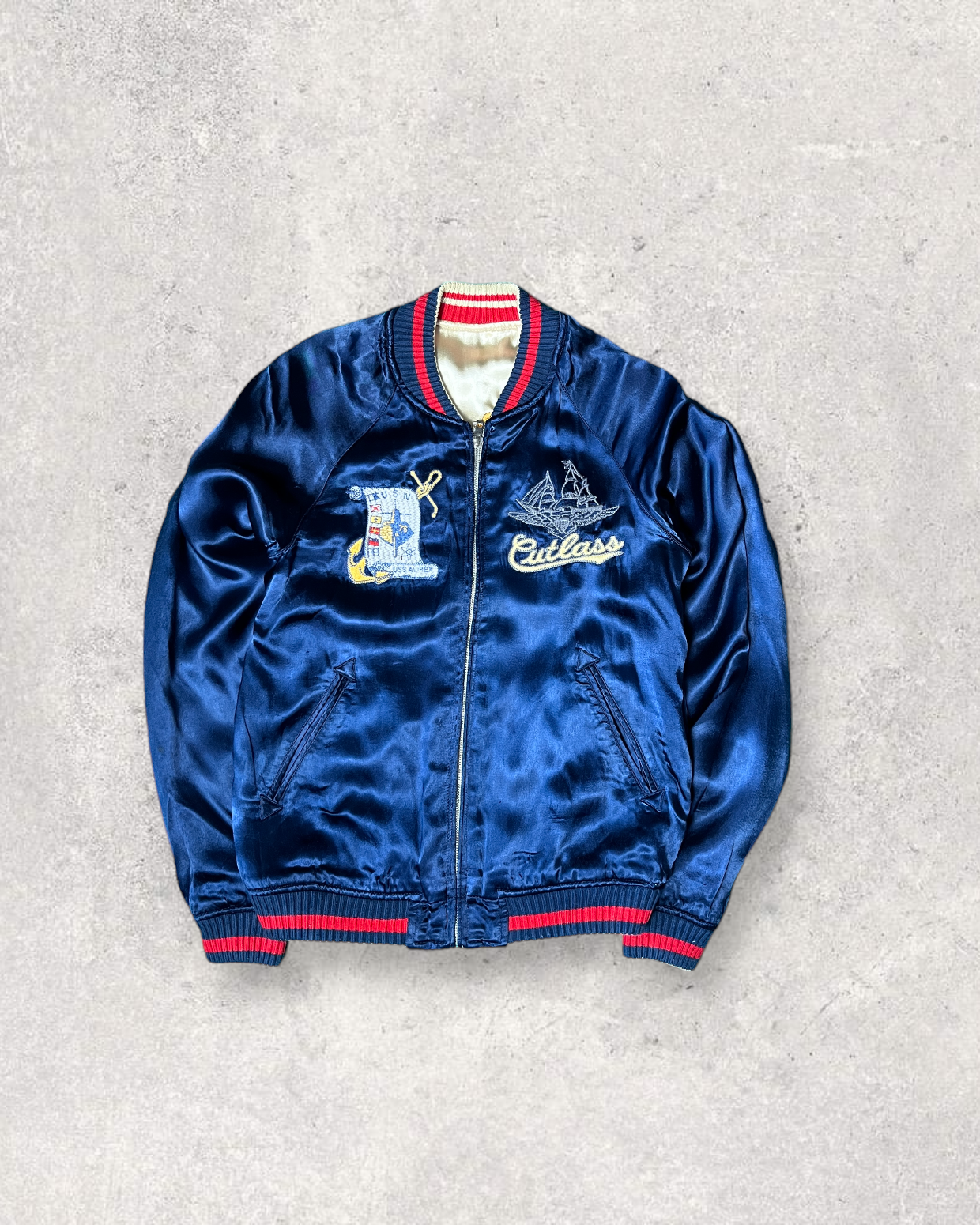 [AVIREX] reversible scajan, women's size. | spring/Autumn | Vintage