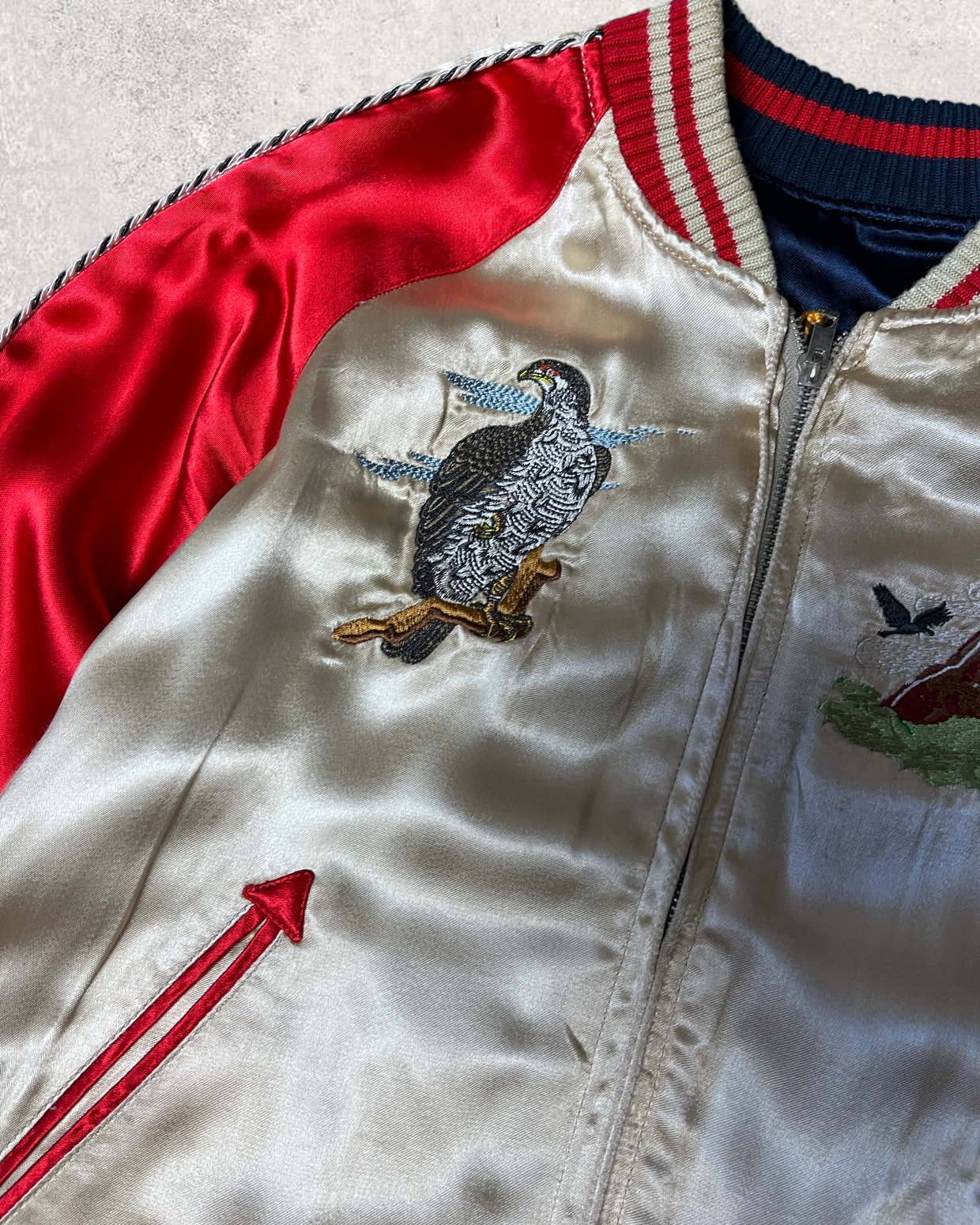 [AVIREX] reversible scajan, women's size. | spring/Autumn | Vintage
